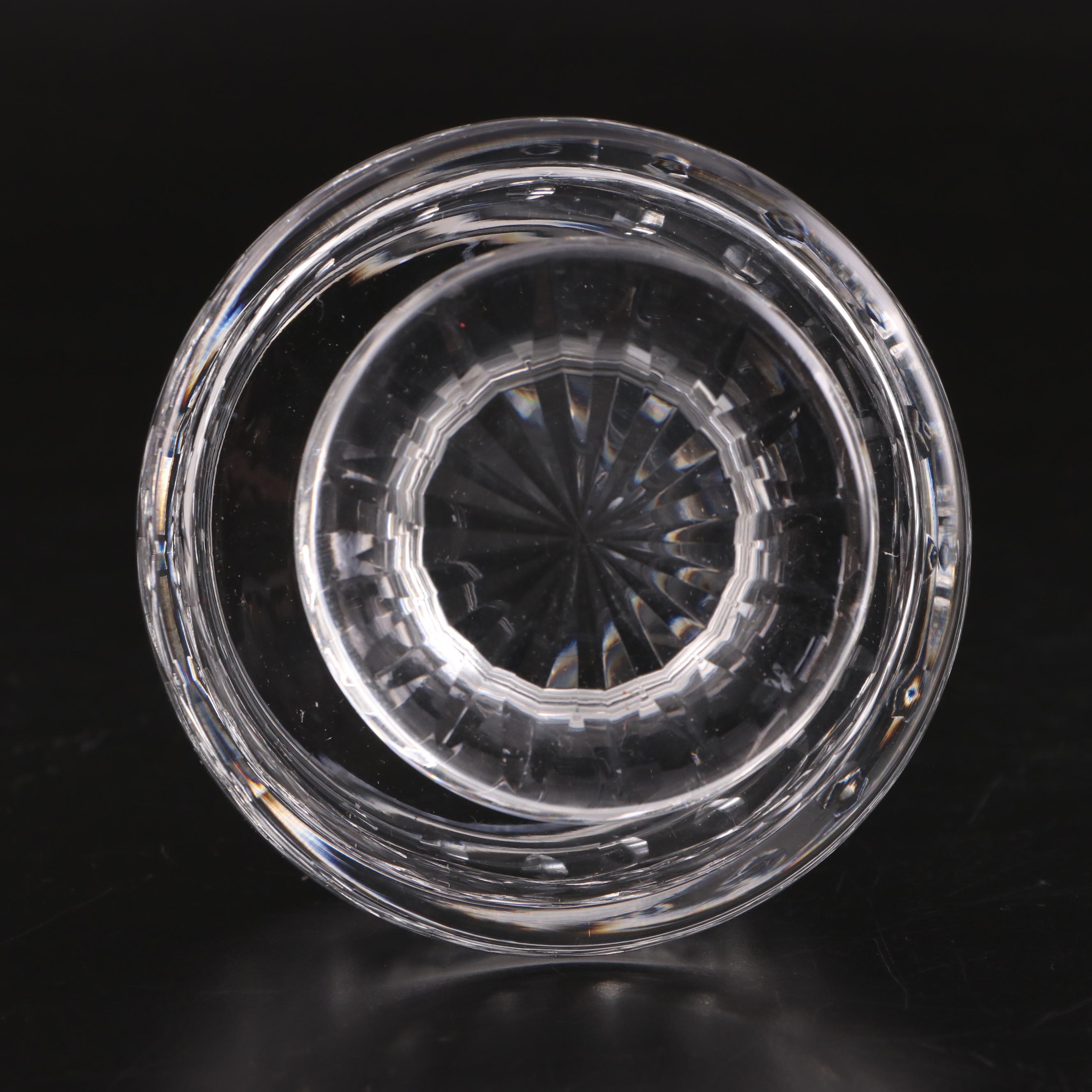 Waterford Crystal "Lismore" Creamer and Open Sugar with Bud Vase EBTH