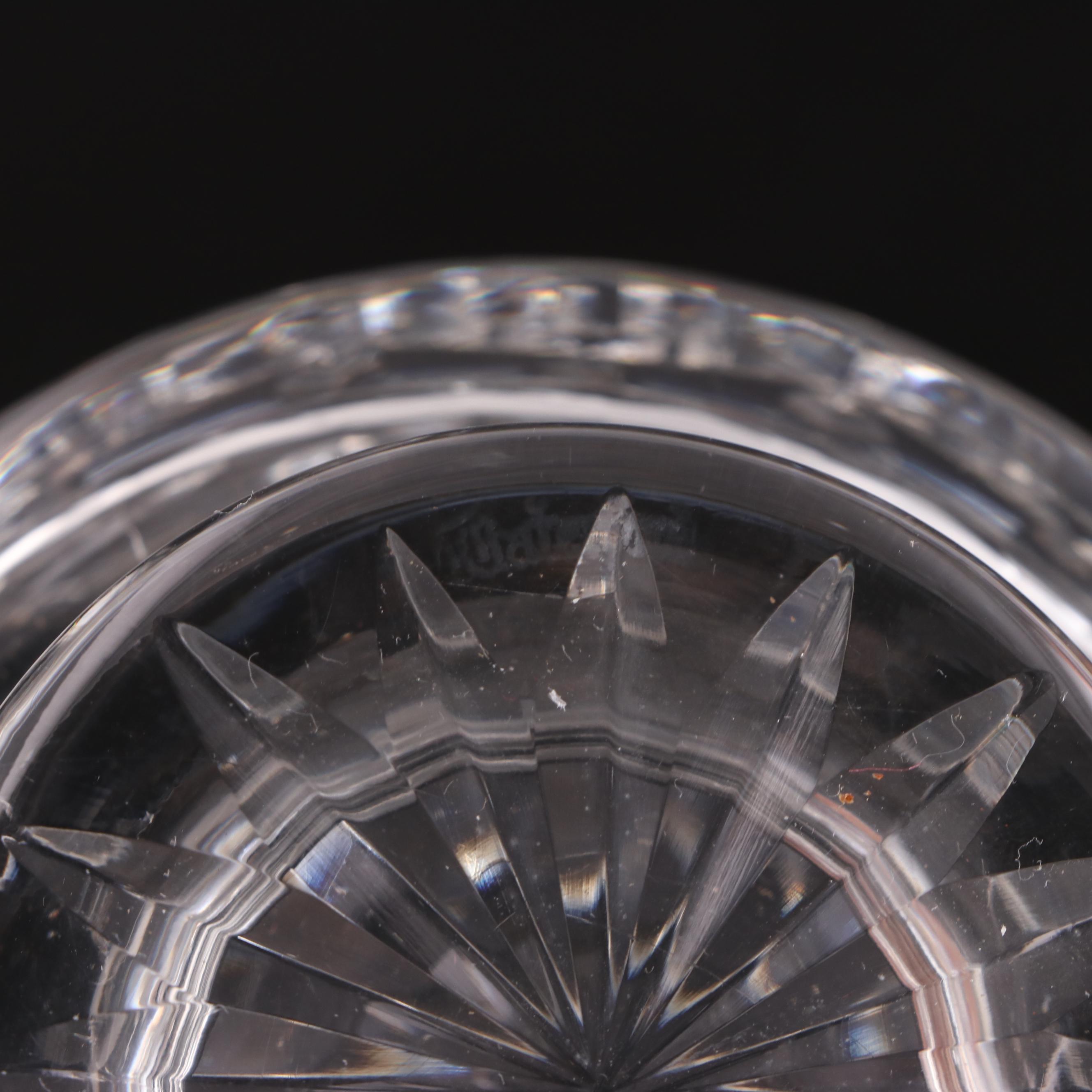 Waterford Crystal "Lismore" Creamer and Open Sugar with Bud Vase EBTH