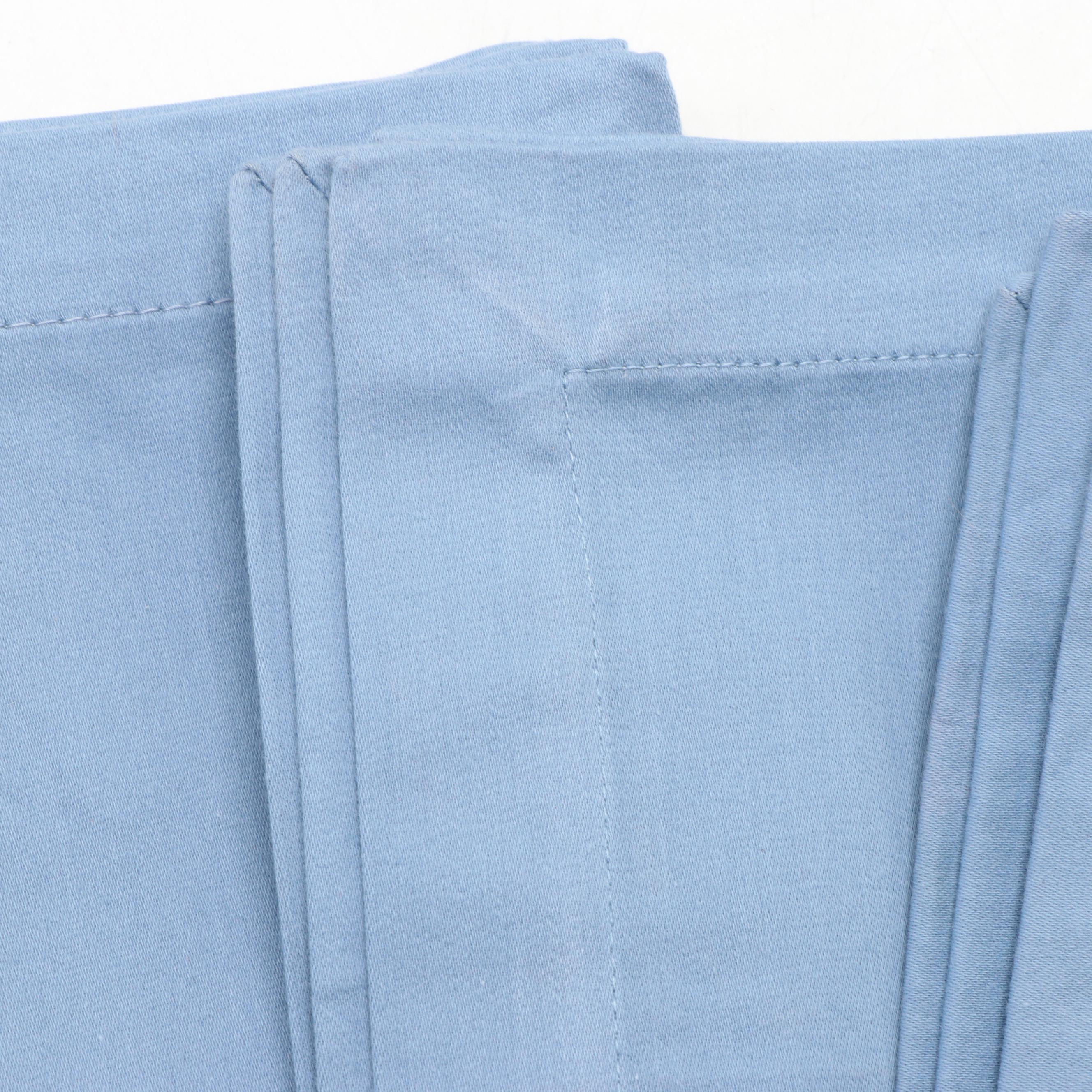 Pottery Barn and Crate & Barrel Napkins and Placemats in Shades of Blue