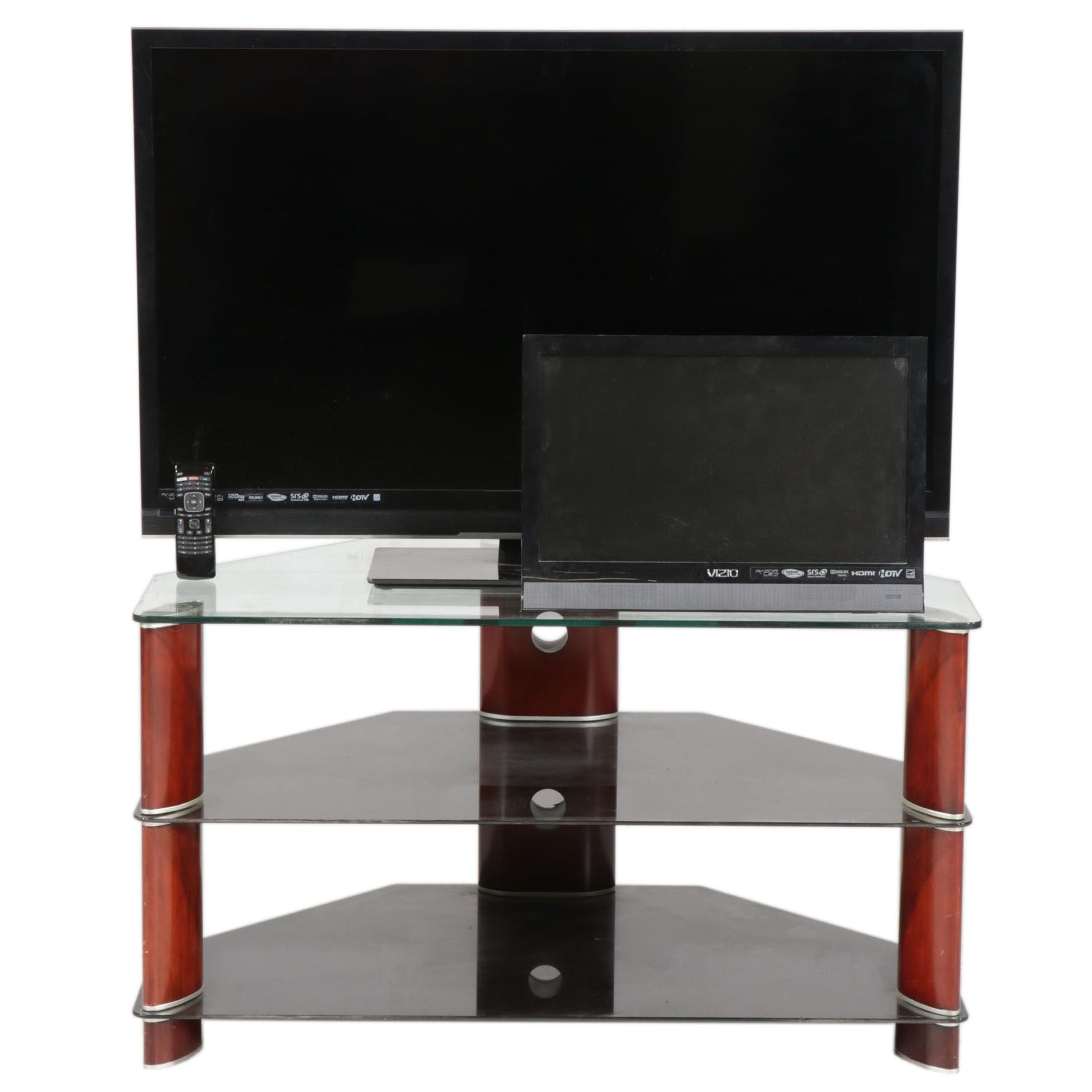 Vizio 47" M470SL and 22" Razor LED Smart Televisions with Tiered Glass