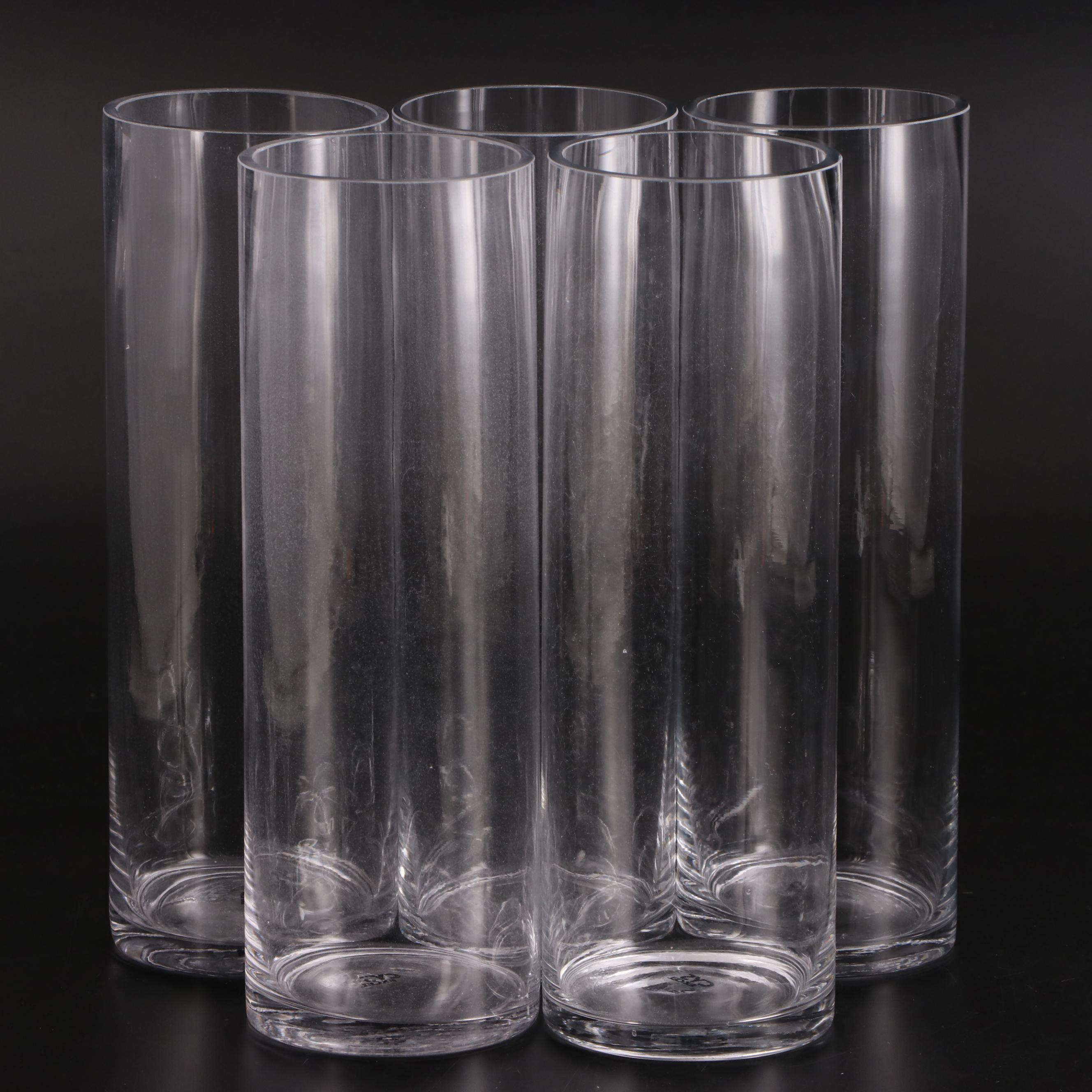 CYS Excel Cylinder Glass Vases EBTH