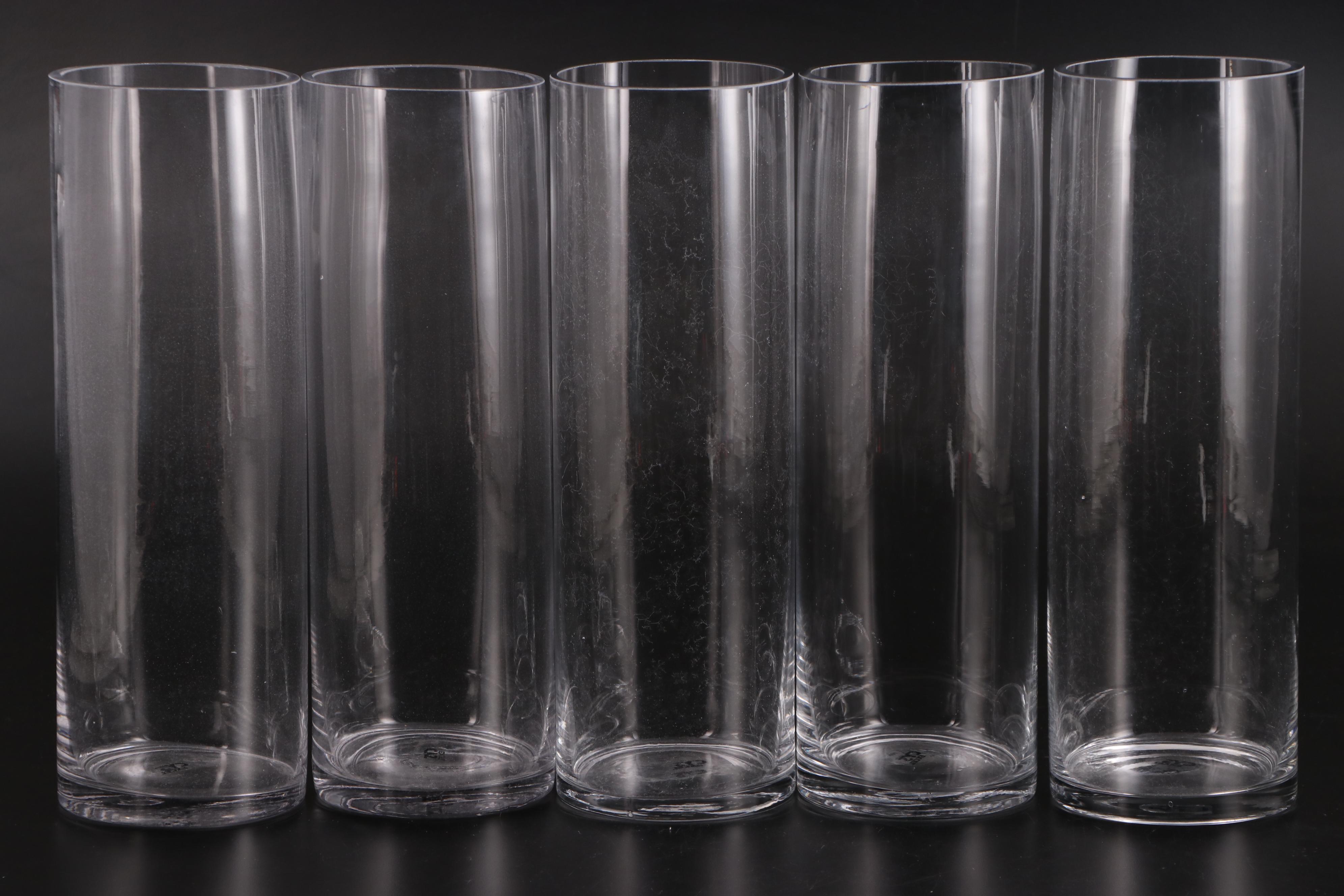 CYS Excel Cylinder Glass Vases EBTH