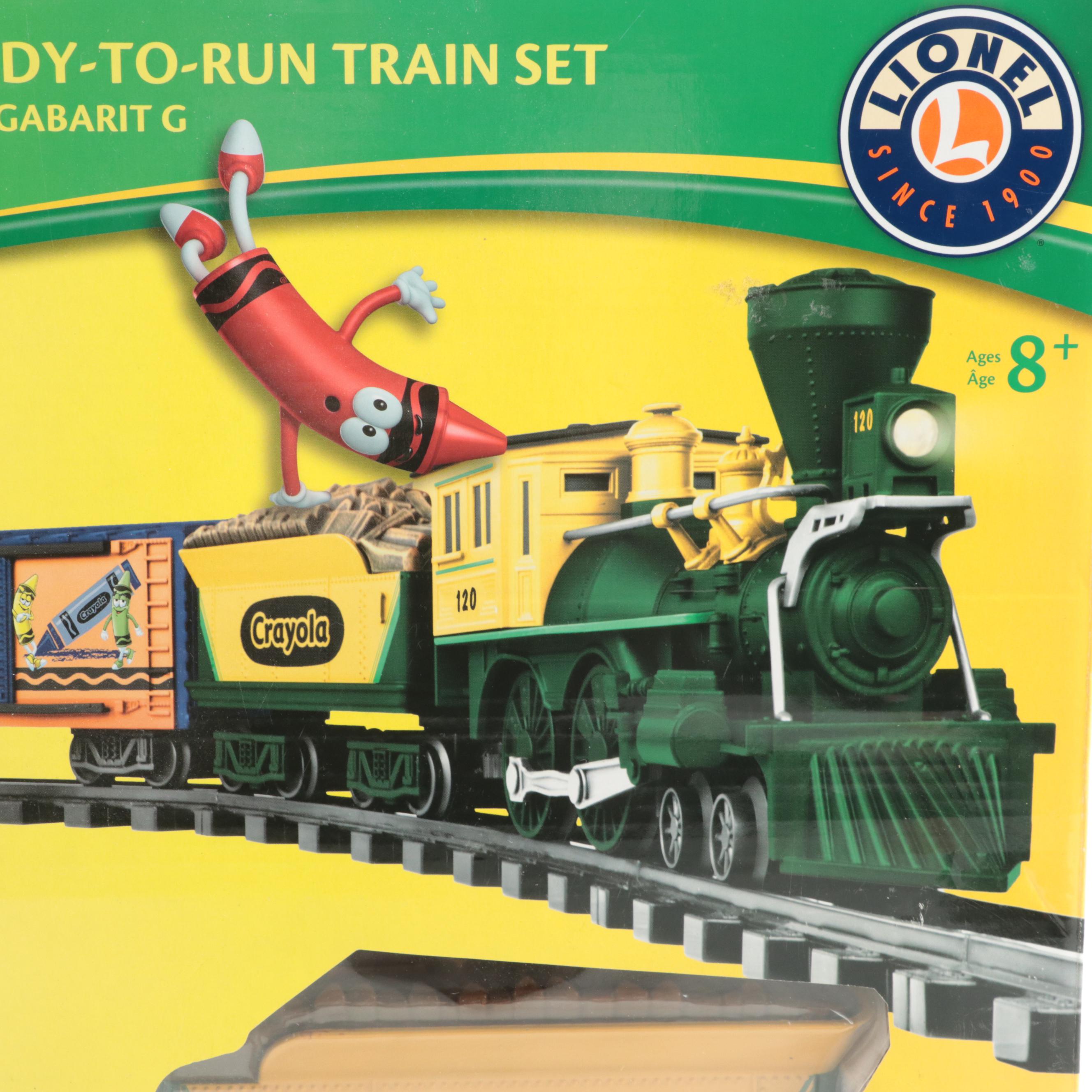 Lionel Crayola G Gauge Battery Powered Train Set EBTH