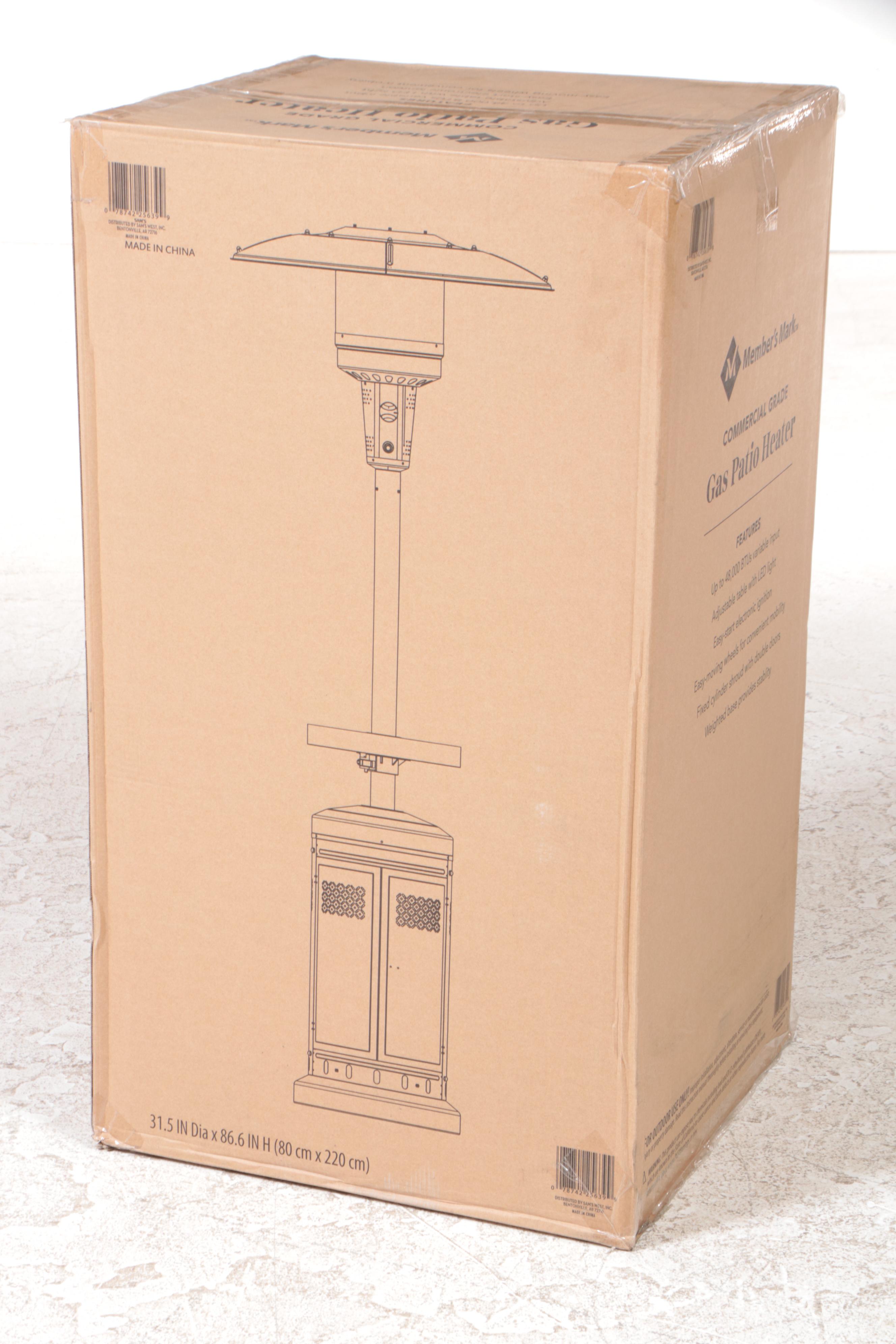 Member's Mark Commercial Grade Gas Patio Heater EBTH