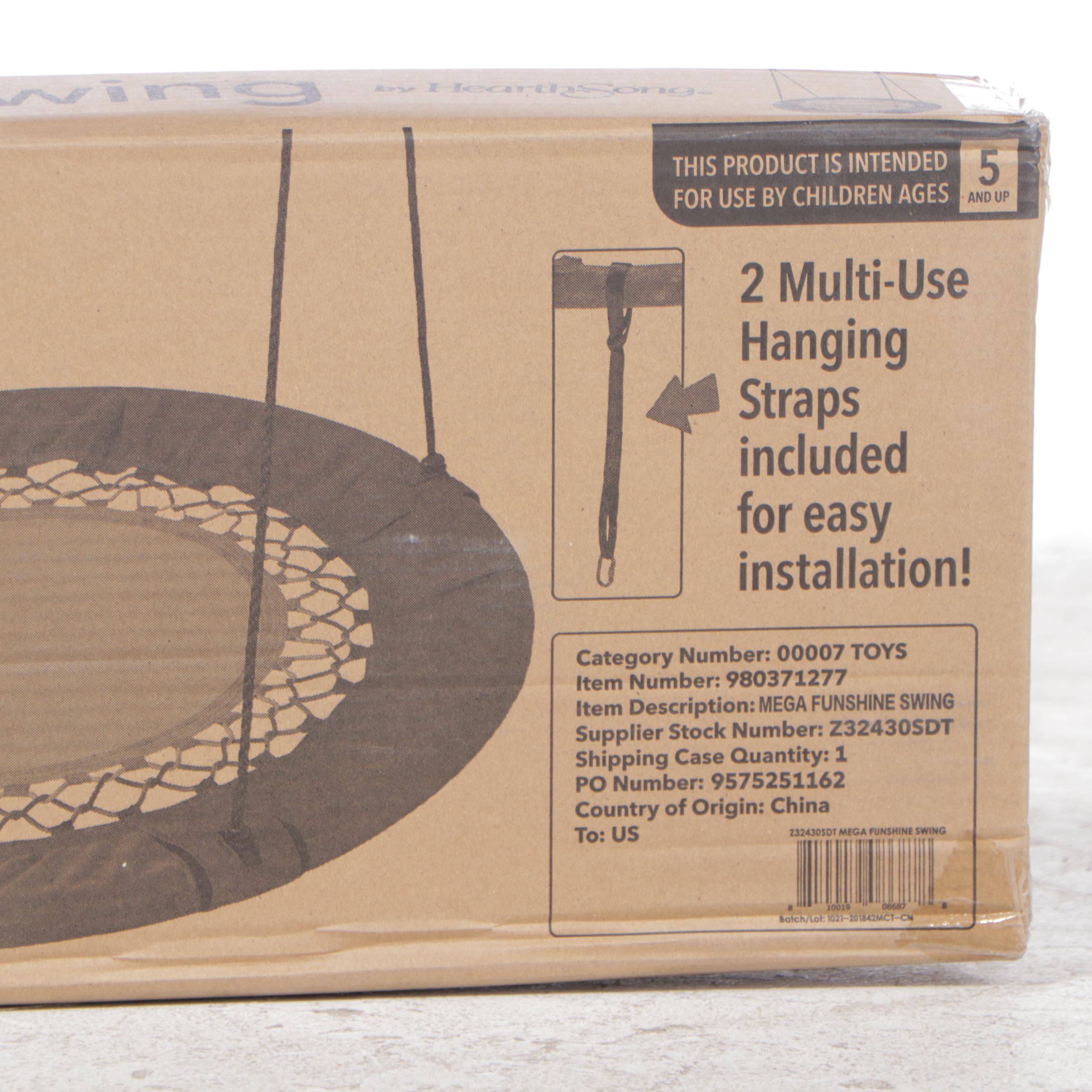 Hearthsong 45" Mega FunShine Bungee Swing EBTH