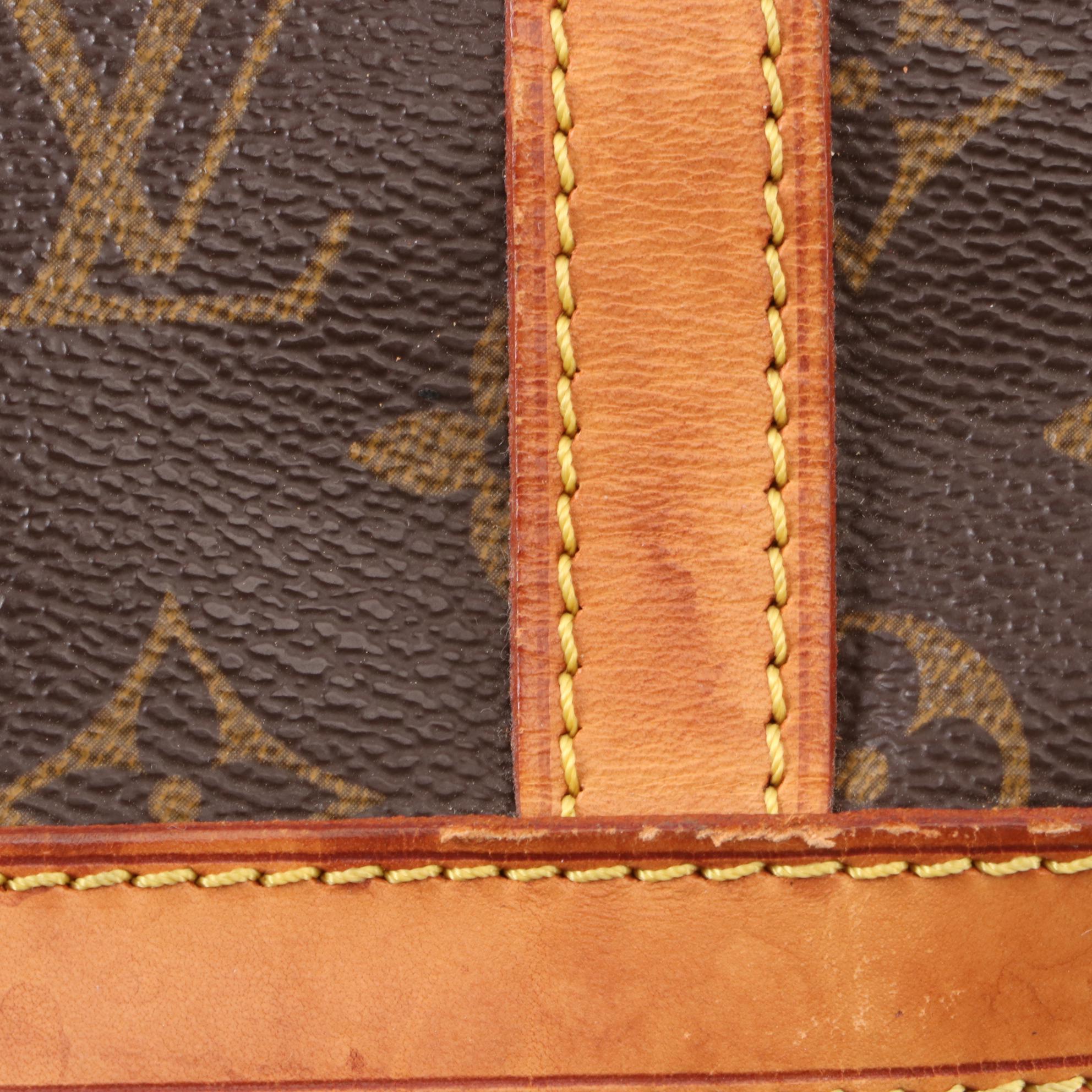 Louis Vuitton Bucket Bag in Monogram Canvas and Vachetta Leather EBTH