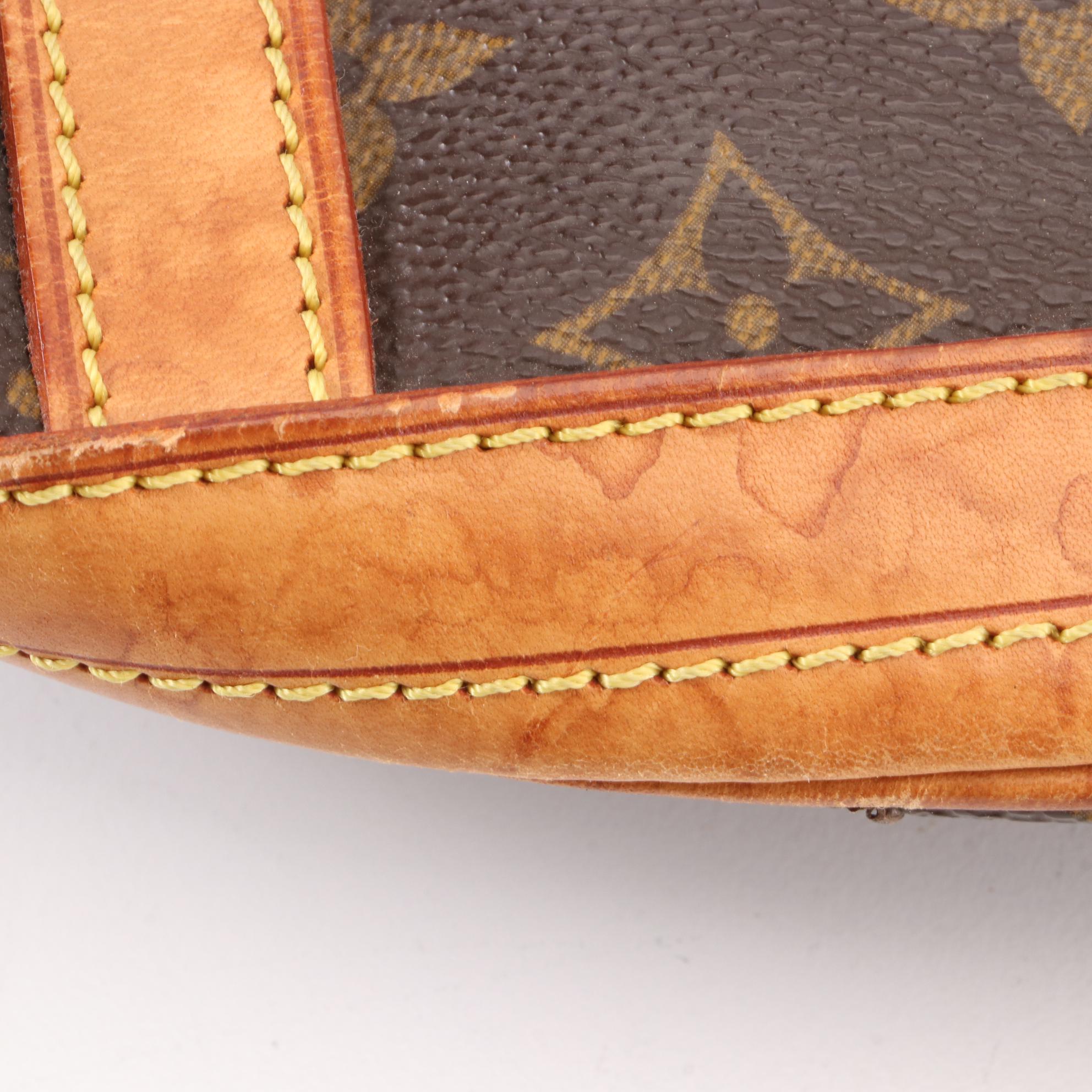 Louis Vuitton Bucket Bag in Monogram Canvas and Vachetta Leather EBTH