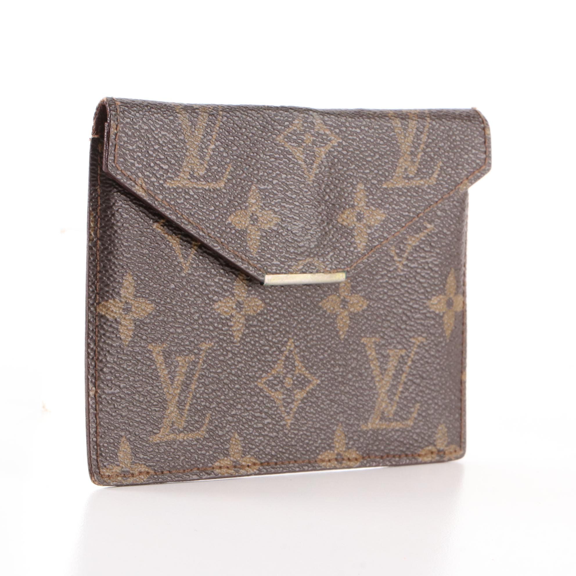 Louis Vuitton Envelope Business Card Holder in Monogram Canvas EBTH