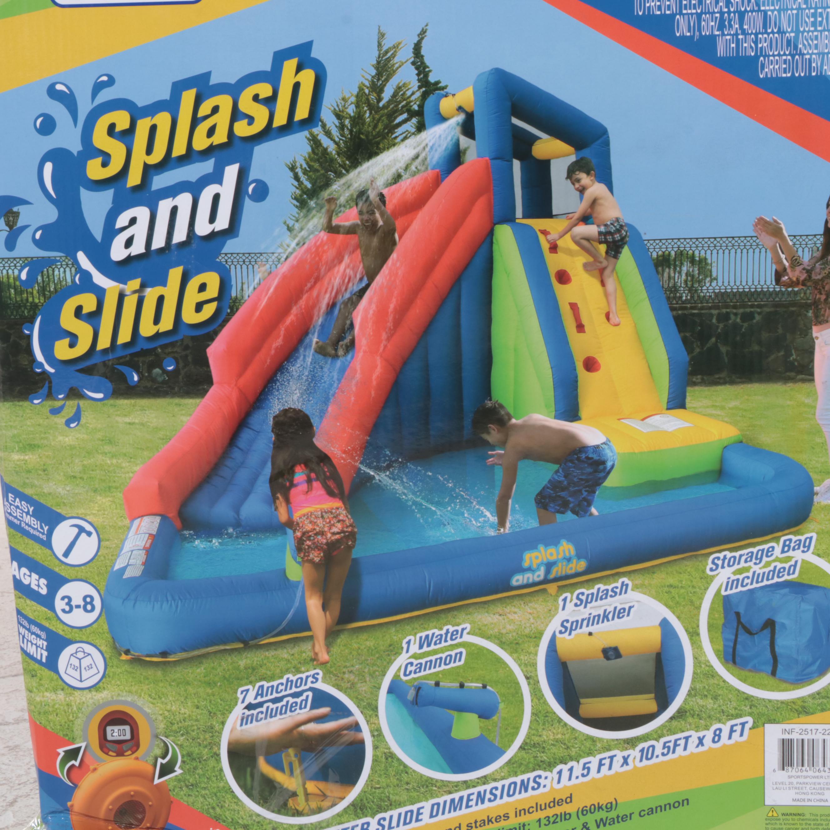 Sportspower My First Waterslide Splash and Slide EBTH