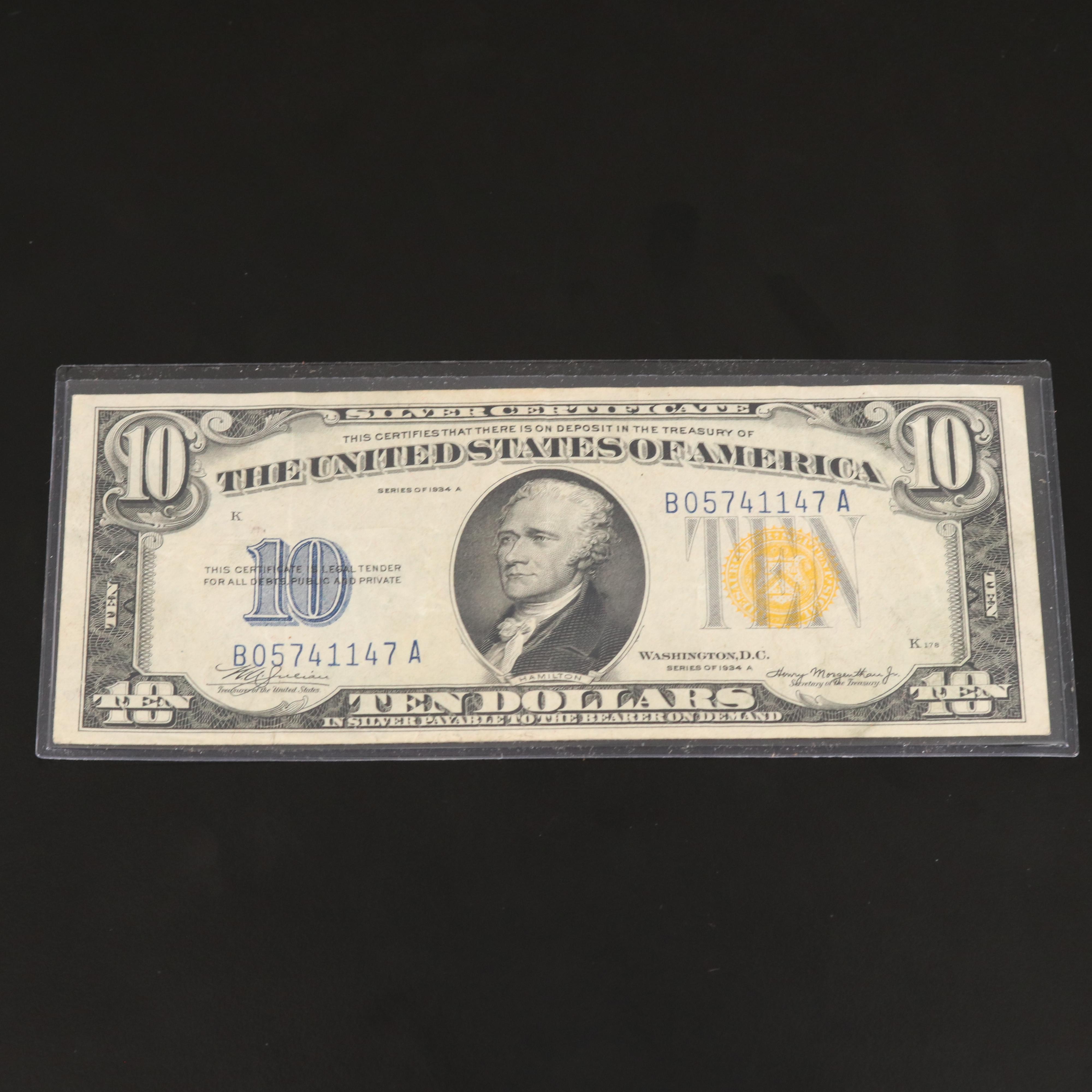 Series 1934A "Hawaii Overprint" $5 Federal Reserve Note | EBTH