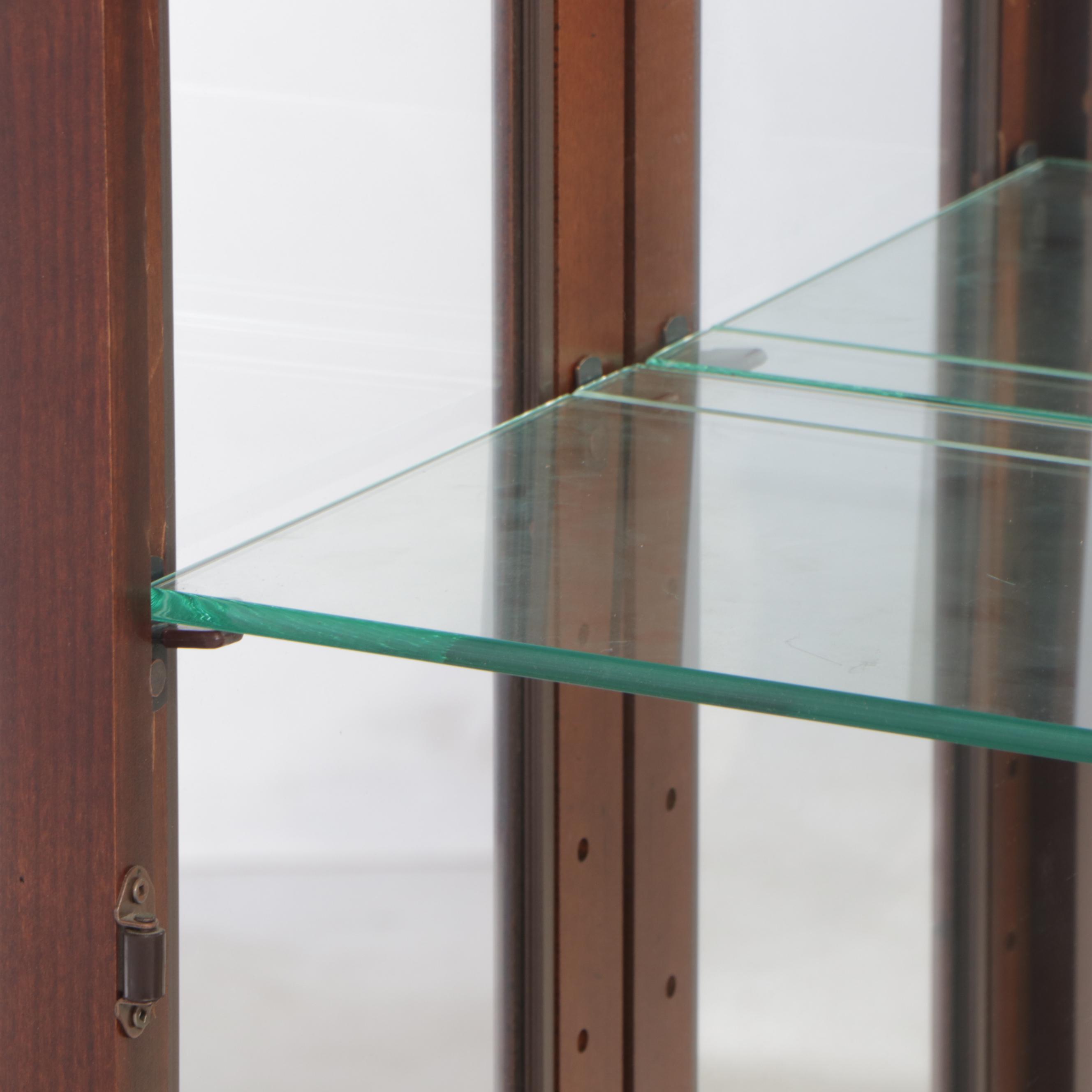 Pulaski III Style CherrywoodStained SlidingDoor Display