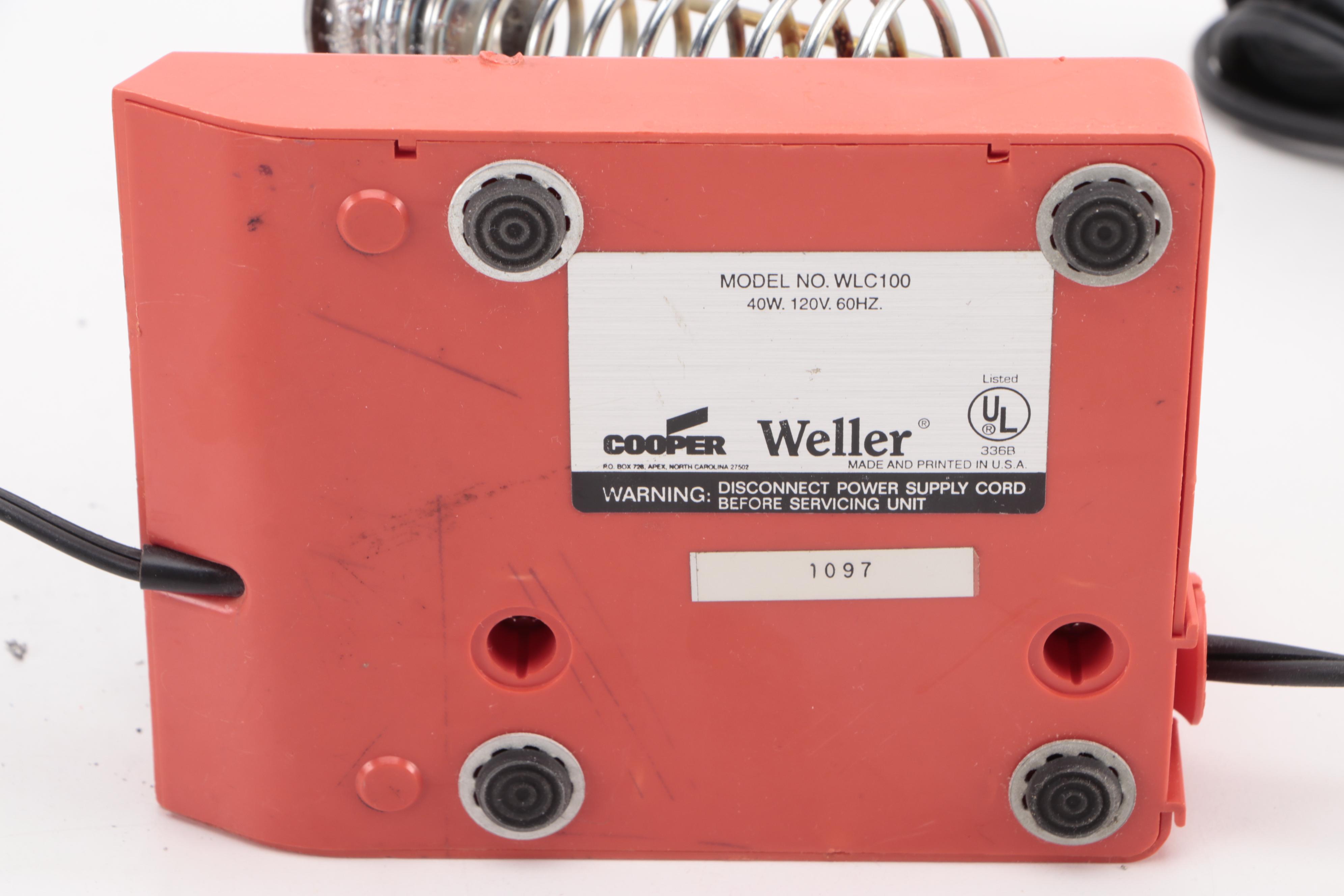 Weller WLC100 Soldering Station with Simpson Electric Co. VoltOhm