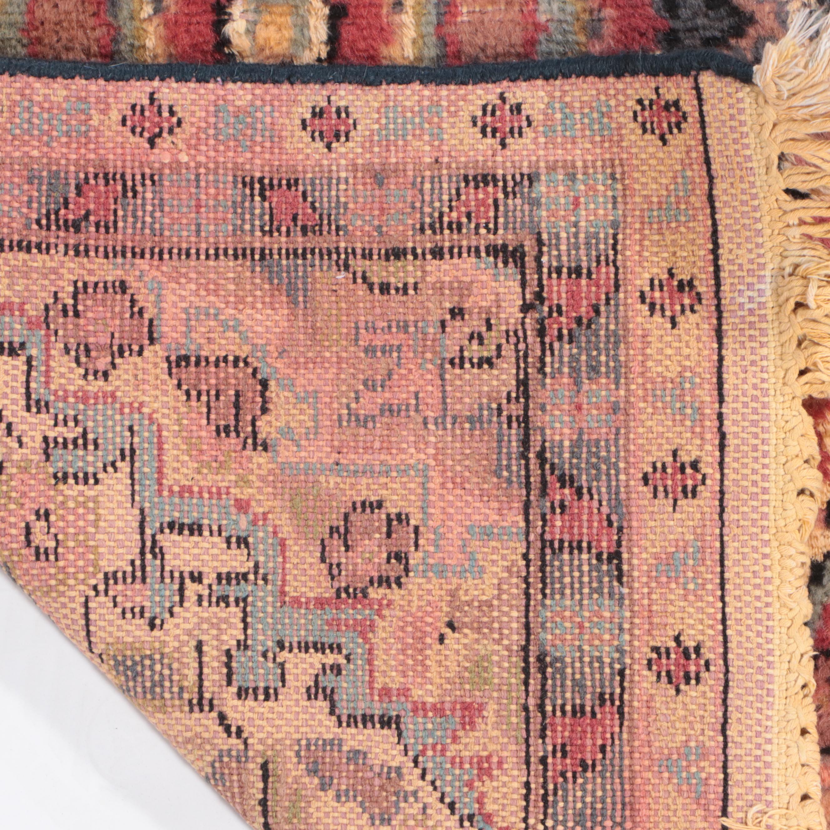 Handmade SinoFrench Aubusson Rug with Machine Made Persian Style Rug