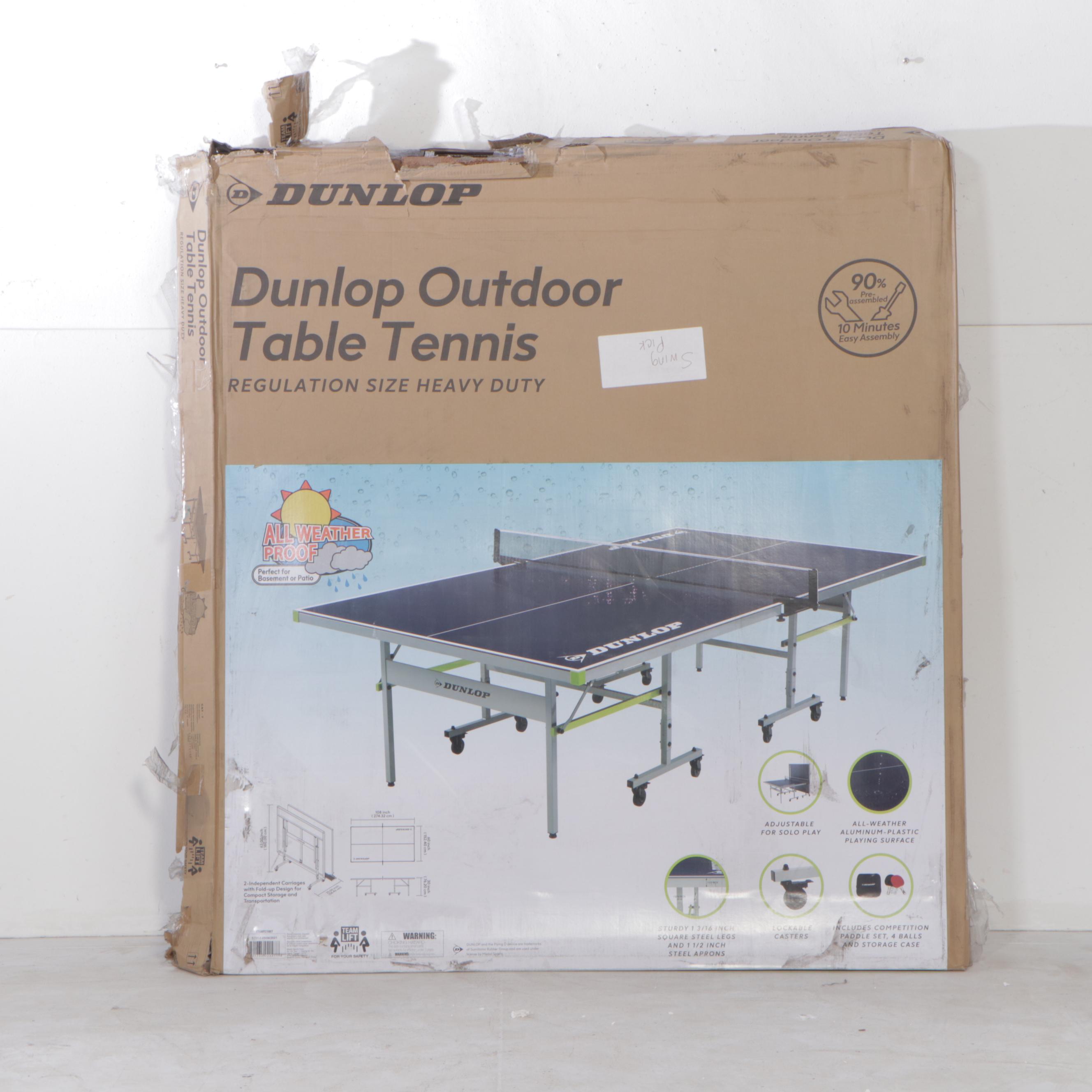 Dunlop Outdoor Table Tennis Table EBTH