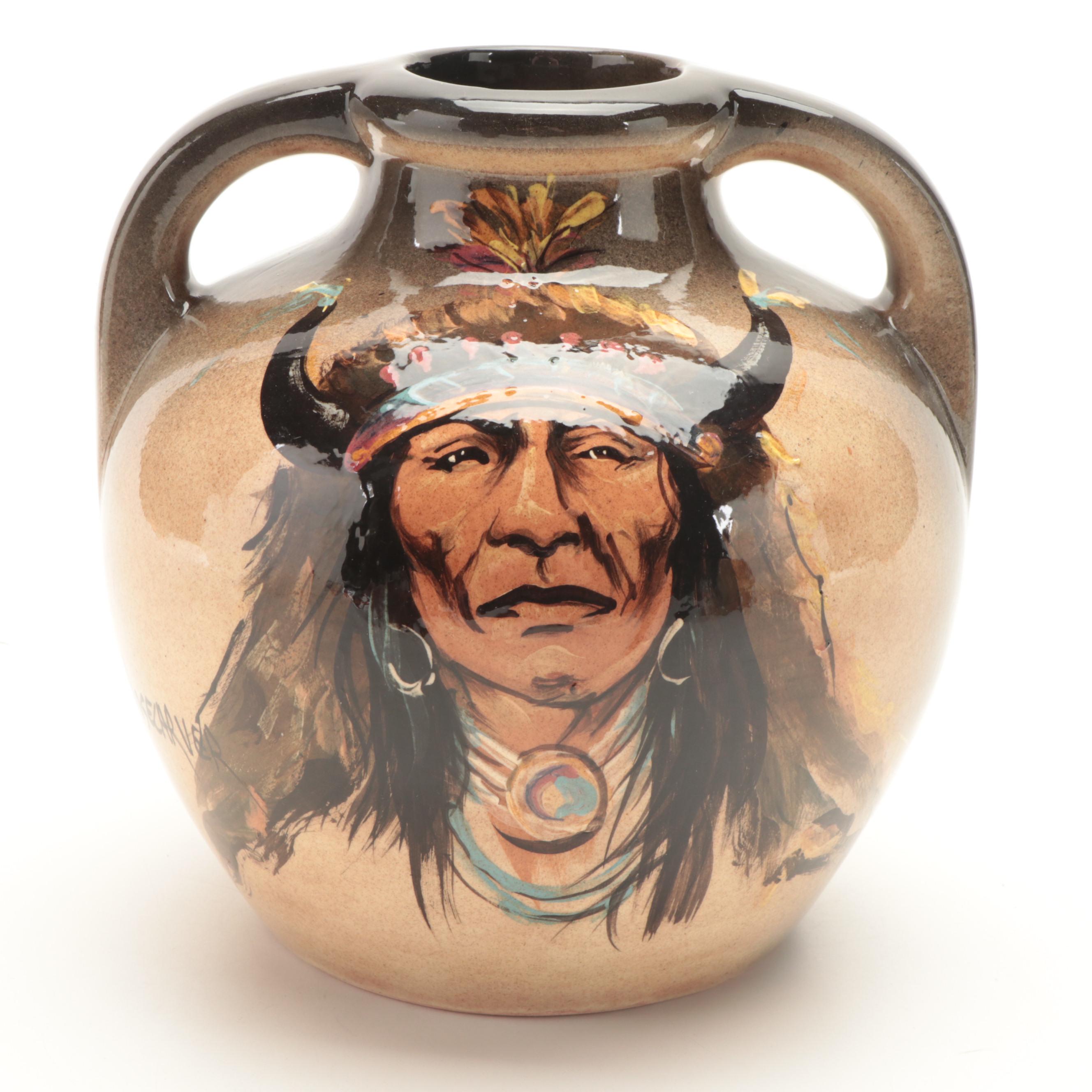 Rick Wisecarver HandPainted Art Pottery Jugs EBTH