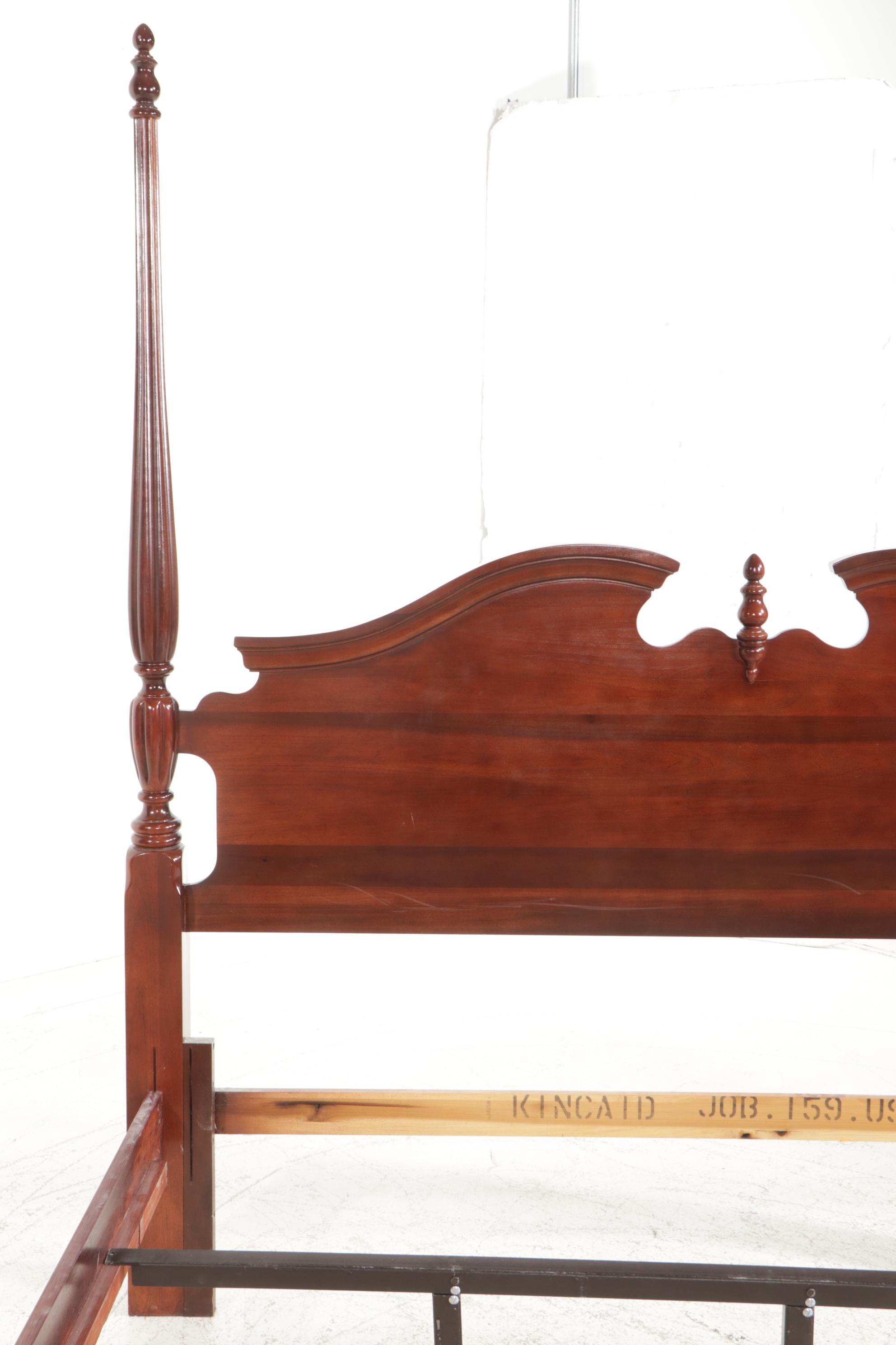 Kincaid "General William Lenoir" MahoganyStained Four Poster King Size