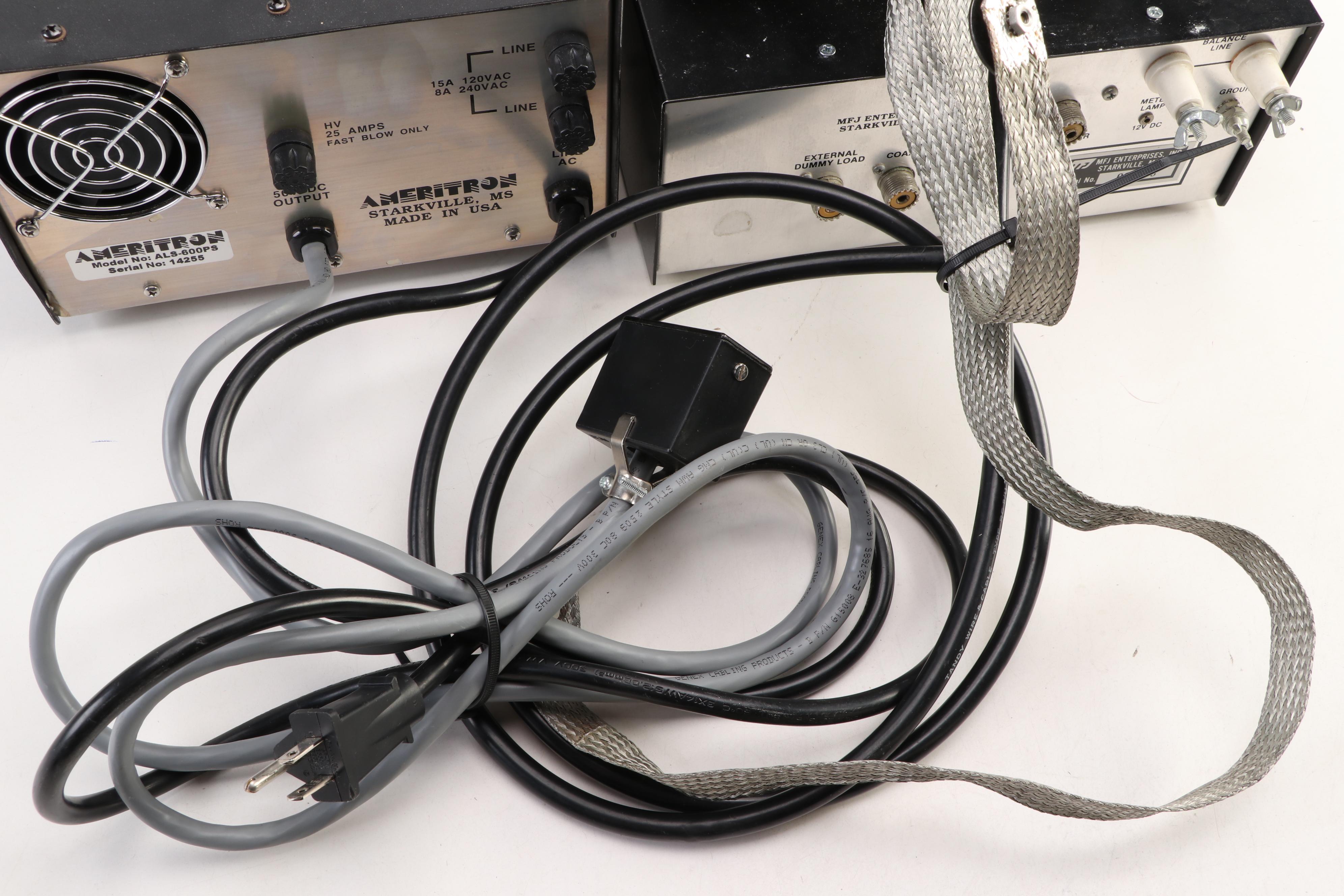 Ameritron ALS600 and ALS600PS Amplifiers with MFK Enterprises Antenna