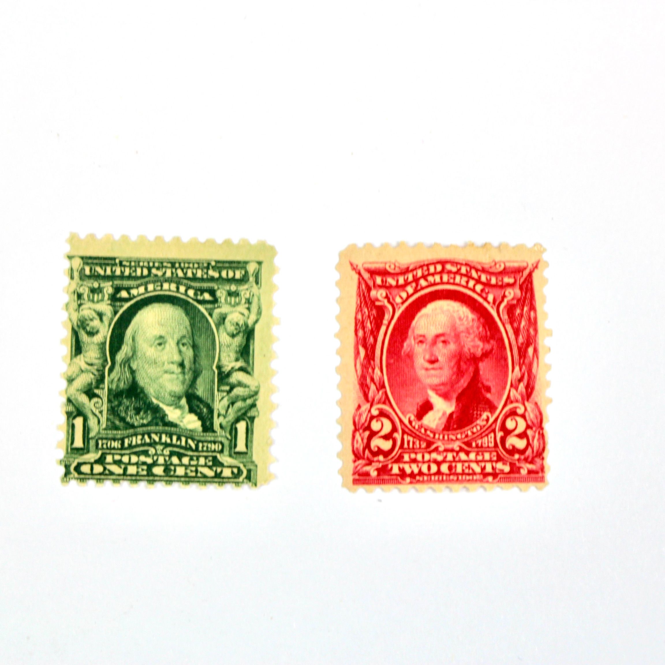 Seven Early Mint Condition Regular Issue Postage Stamps EBTH