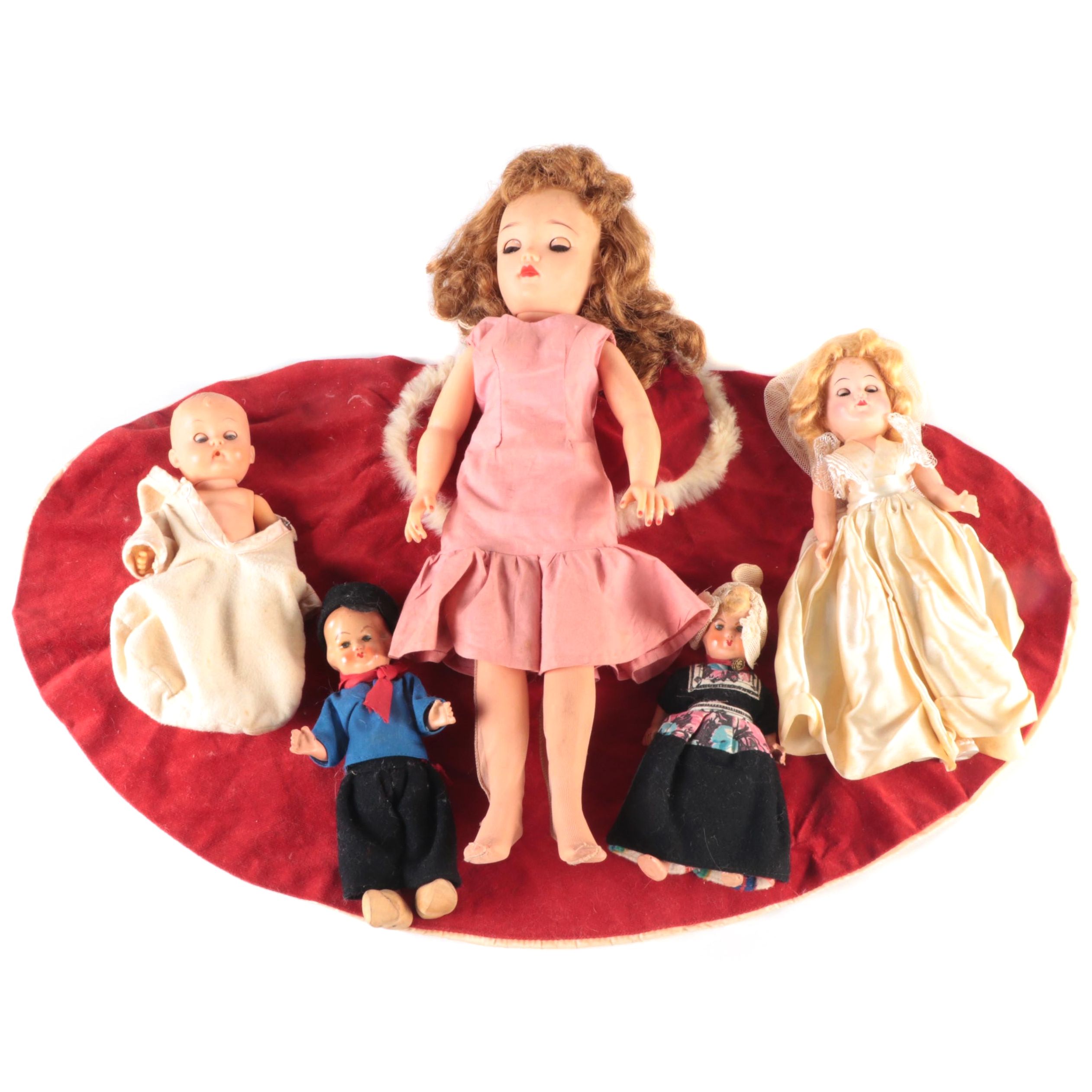 Ideal and More Dolls Including Infant, International Style Dolls, Mid