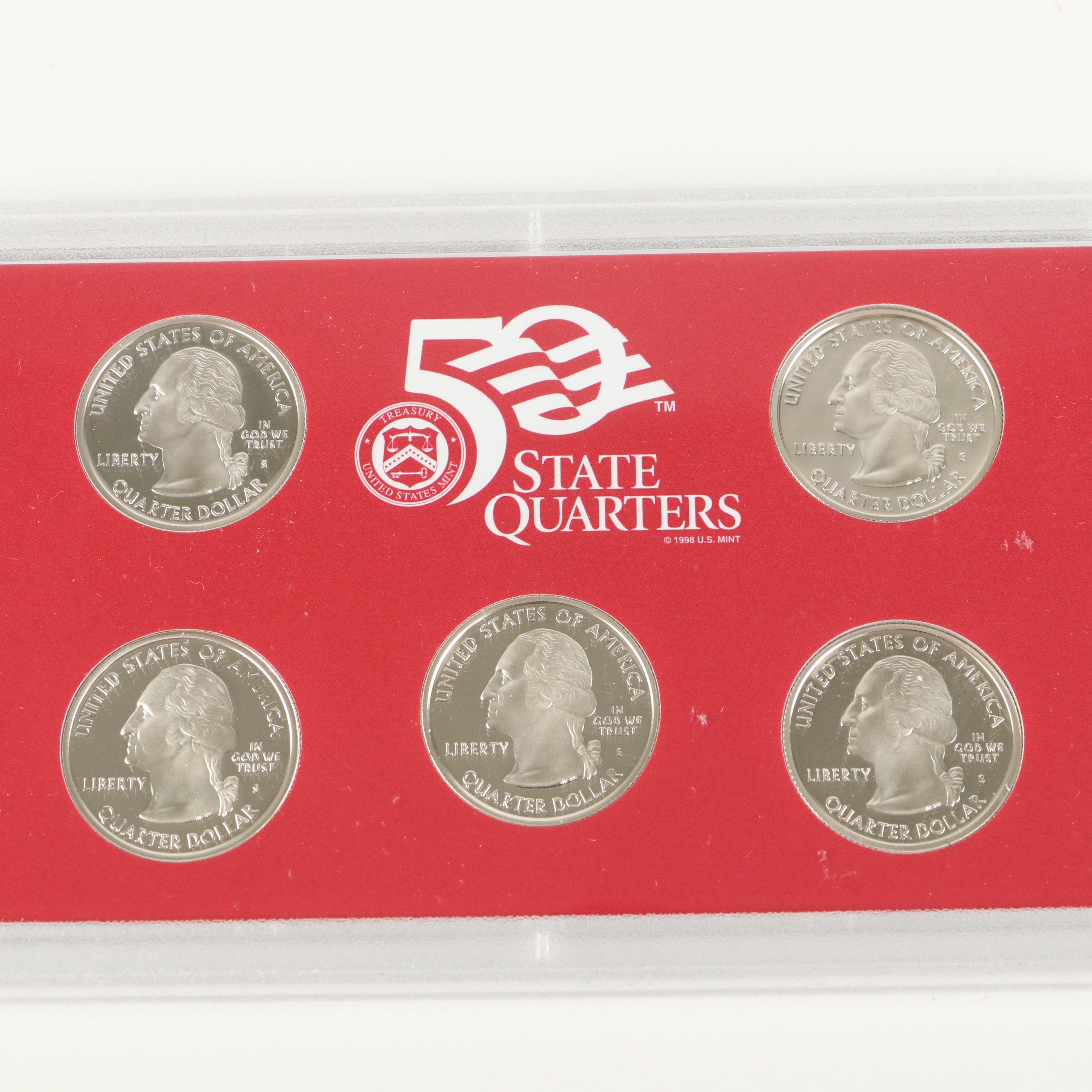 Seven United States Silver Proof Sets EBTH