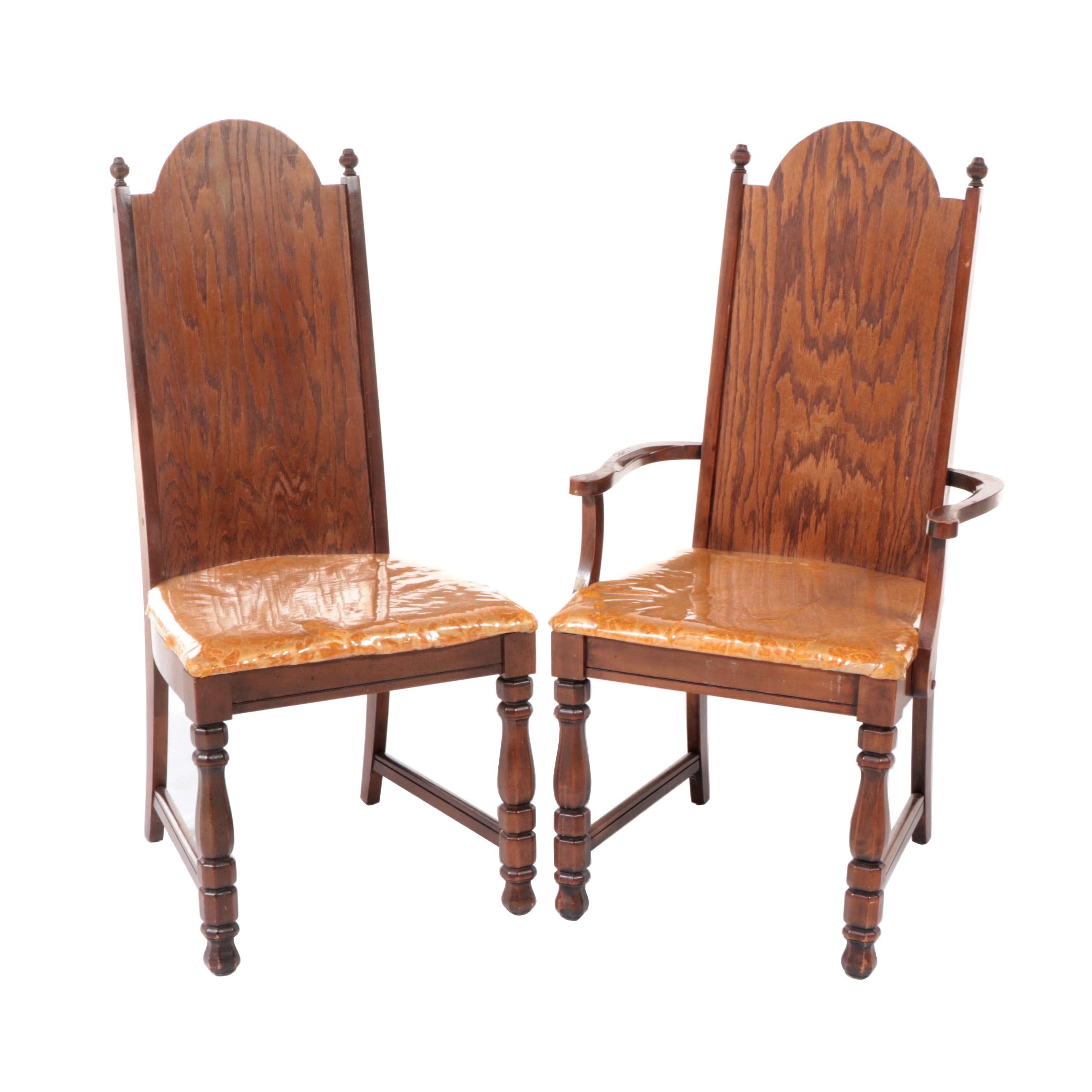 Two Lenoir Chair Co. Division of Broyhill William and Mary Style Dining