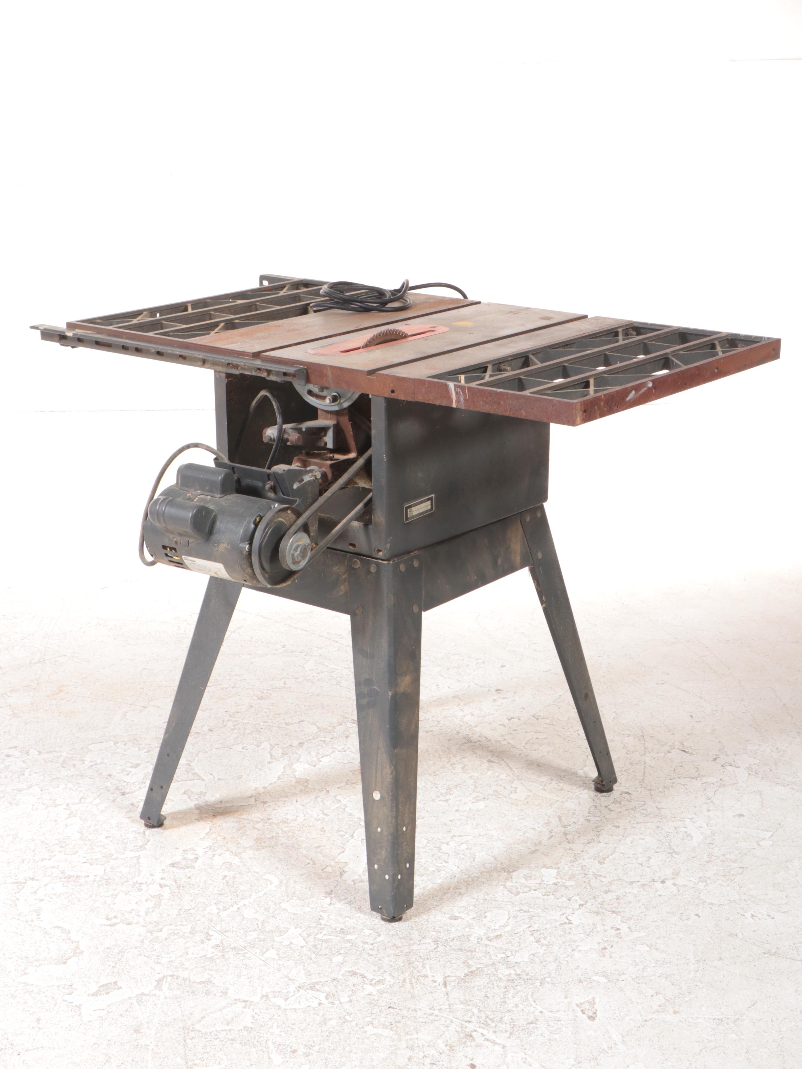 Sears, Roebuck and Co. "Model 113.298762" Table Saw EBTH