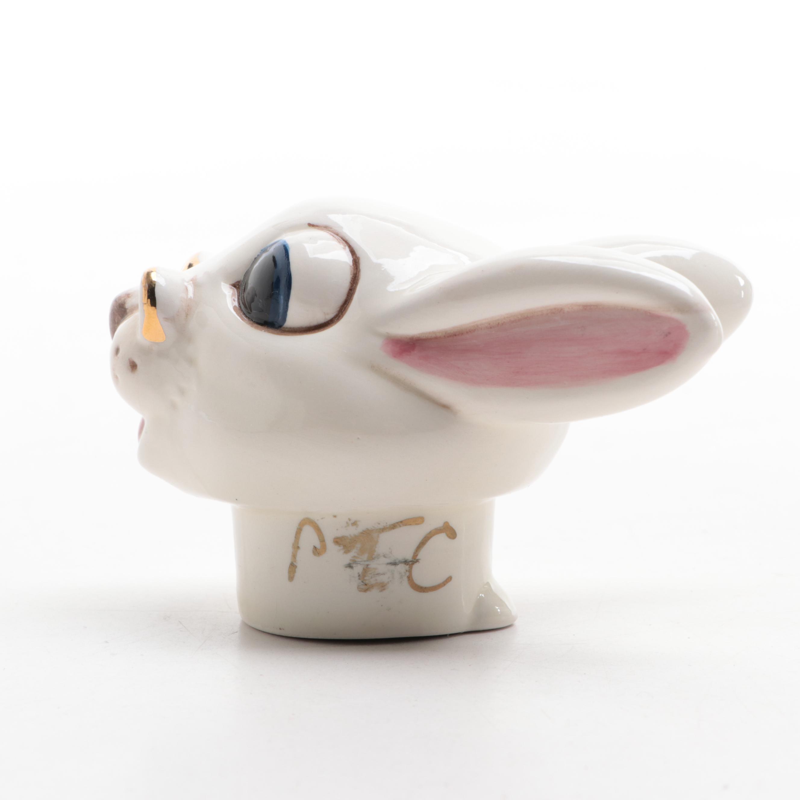 Cardew Collectibles "White Rabbit" Alice in Wonderland Ceramic Teapot