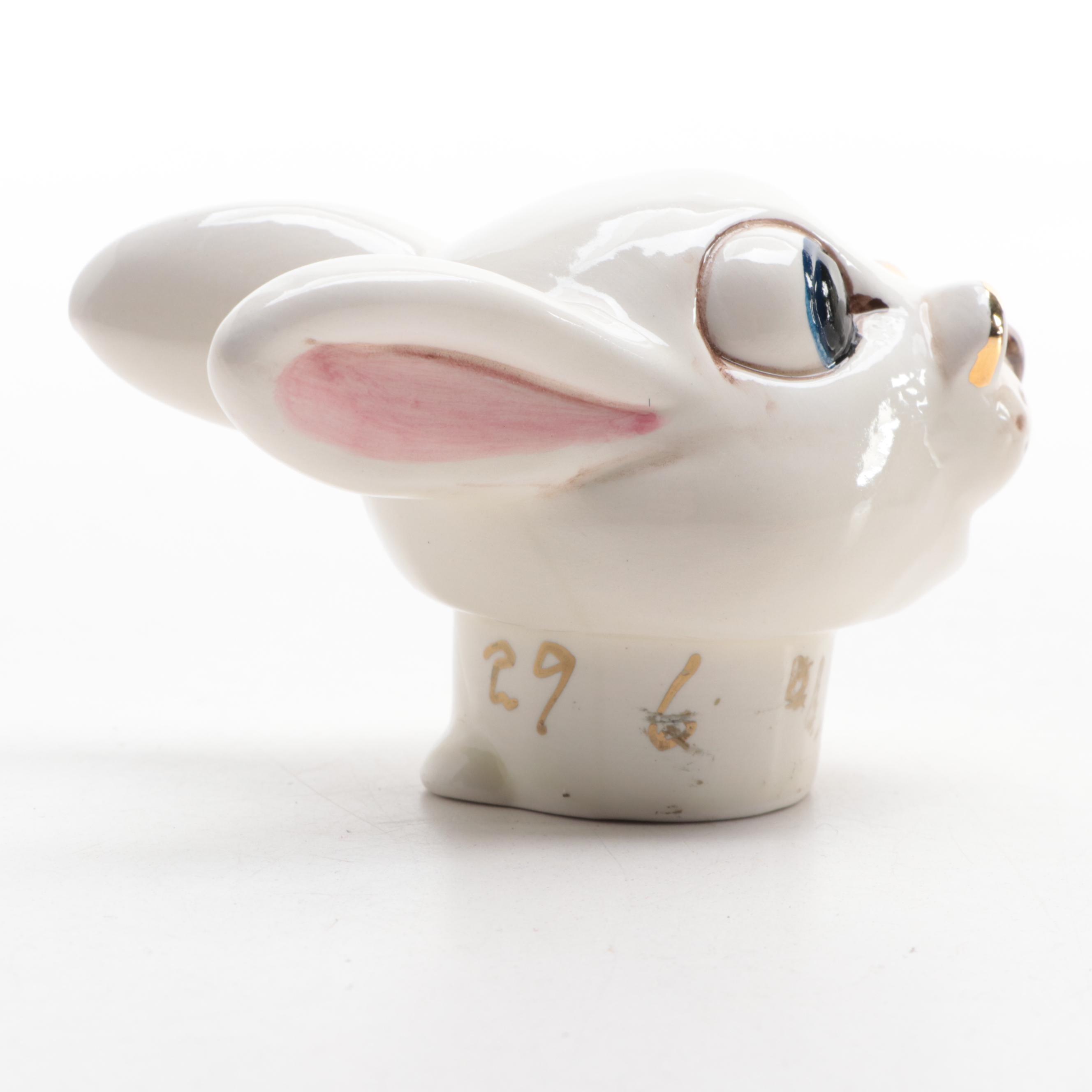 Cardew Collectibles "White Rabbit" Alice in Wonderland Ceramic Teapot