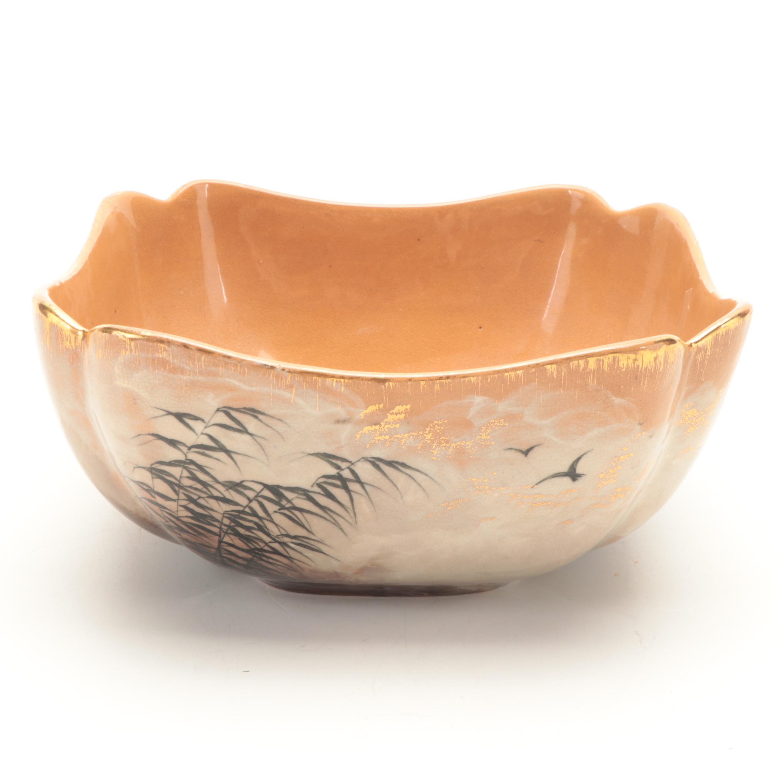 Albert Robert Valentien for Rookwood Pottery Japanesque Bowl, 1883 | EBTH
