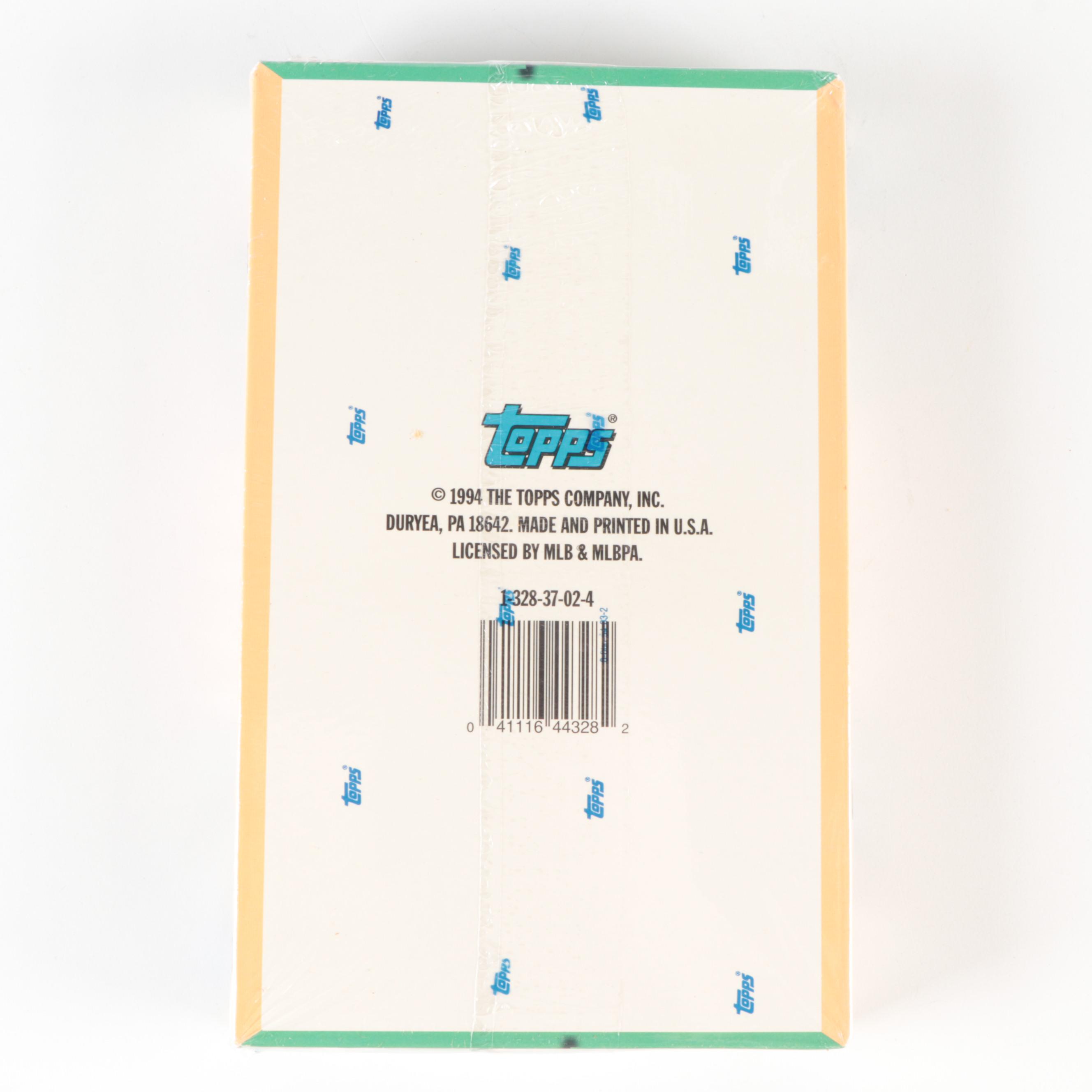 1994 Topps Stadium Club Series 2 Sealed Baseball Card Wax Packs, Boxes