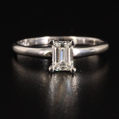 14K 0.50 CT Lab Grown Diamond Solitaire Ring