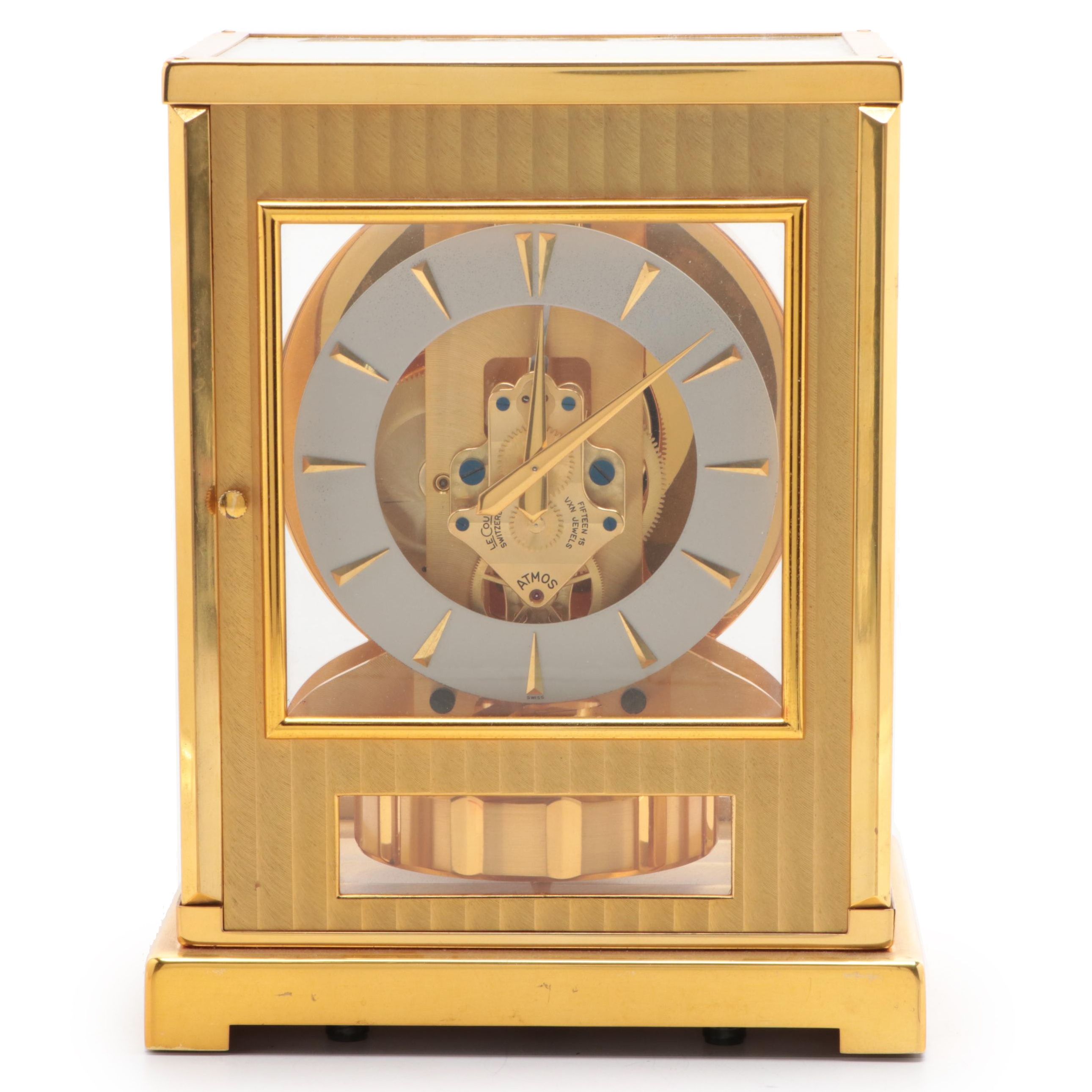 JaegerLeCoultre Atmos SelfWinding Perpetual Motion Mantel Clock EBTH
