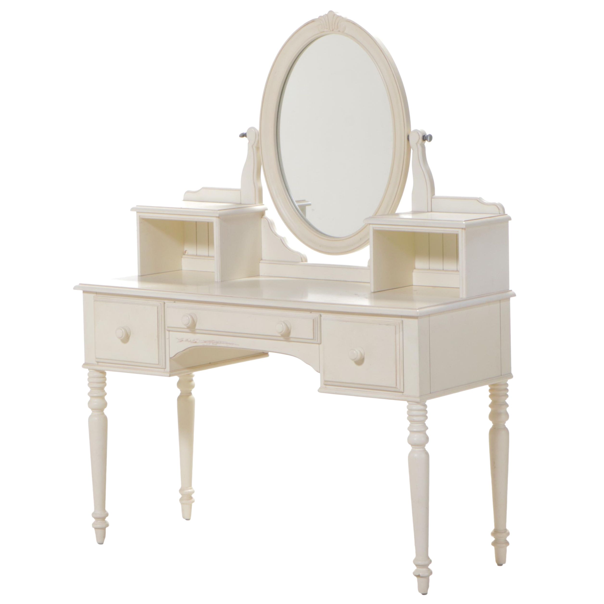 Ethan Allen "Chloe" CreamPainted Vanity EBTH