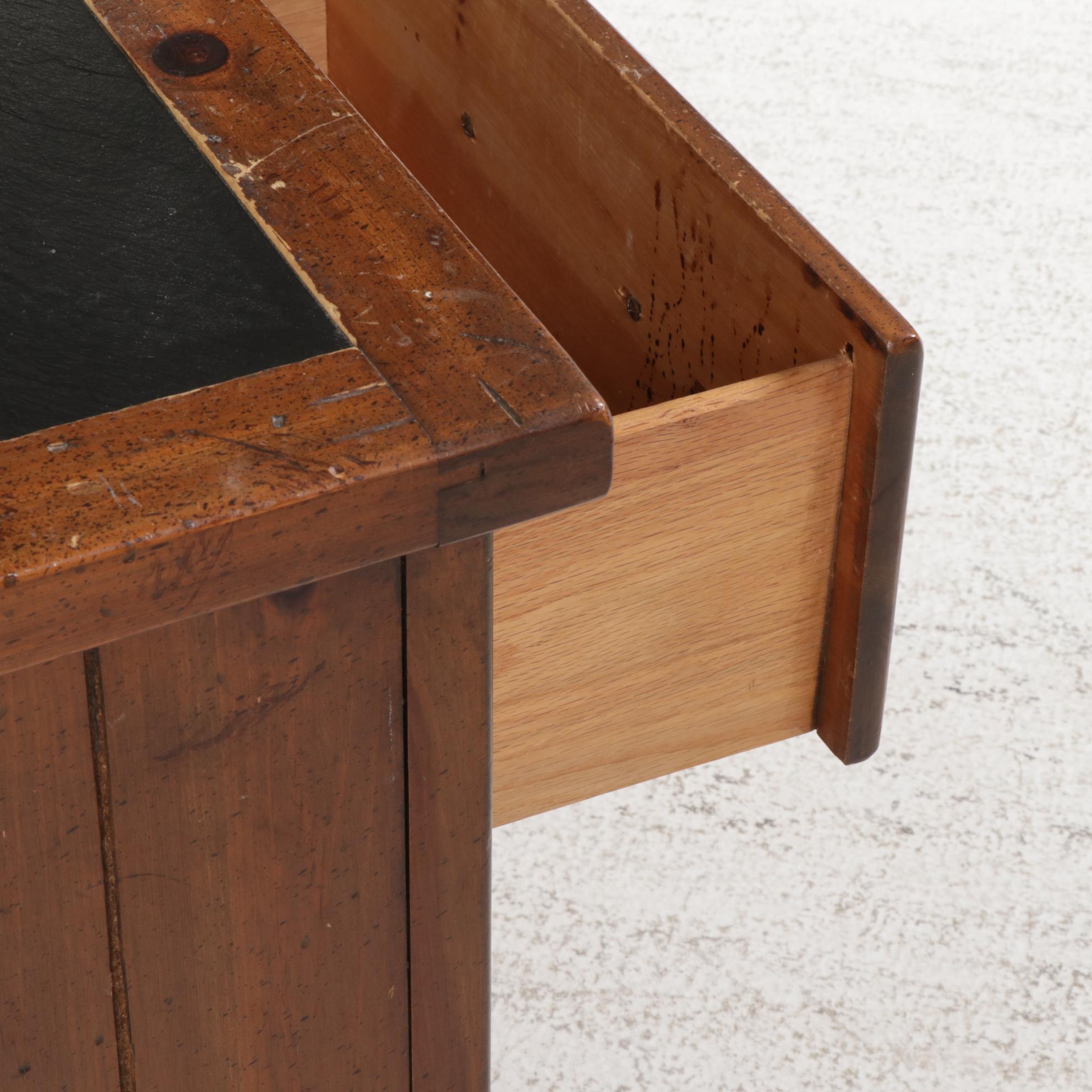 YoungHinkle "Ship Ahoy" Pine FiveDrawer Chest and Nightstand, 1970s