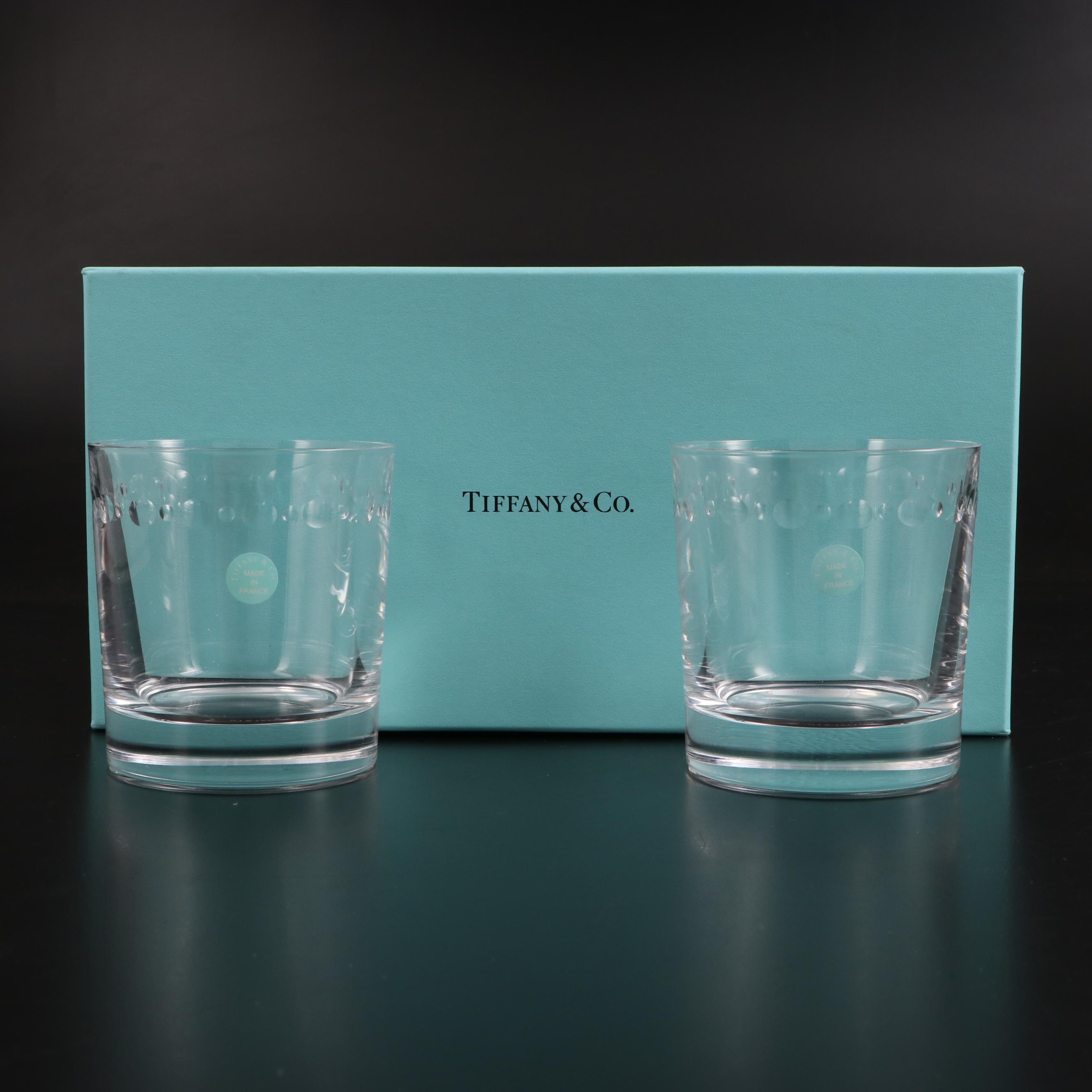 Tiffany & Co. "Swing" Crystal Rocks Glasses | EBTH