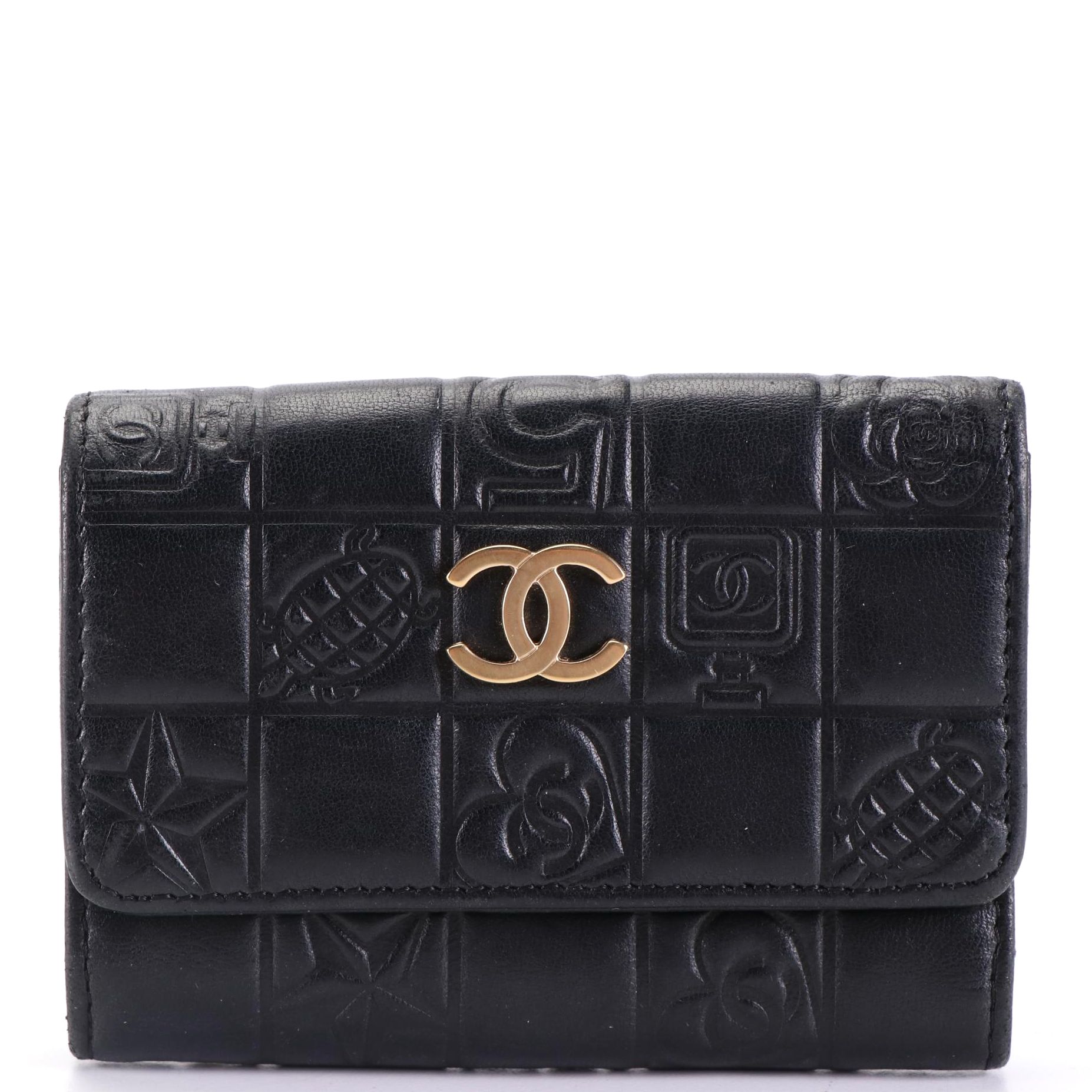 Chanel 6 Ring Key Holder in Embossed Quilted Leather EBTH