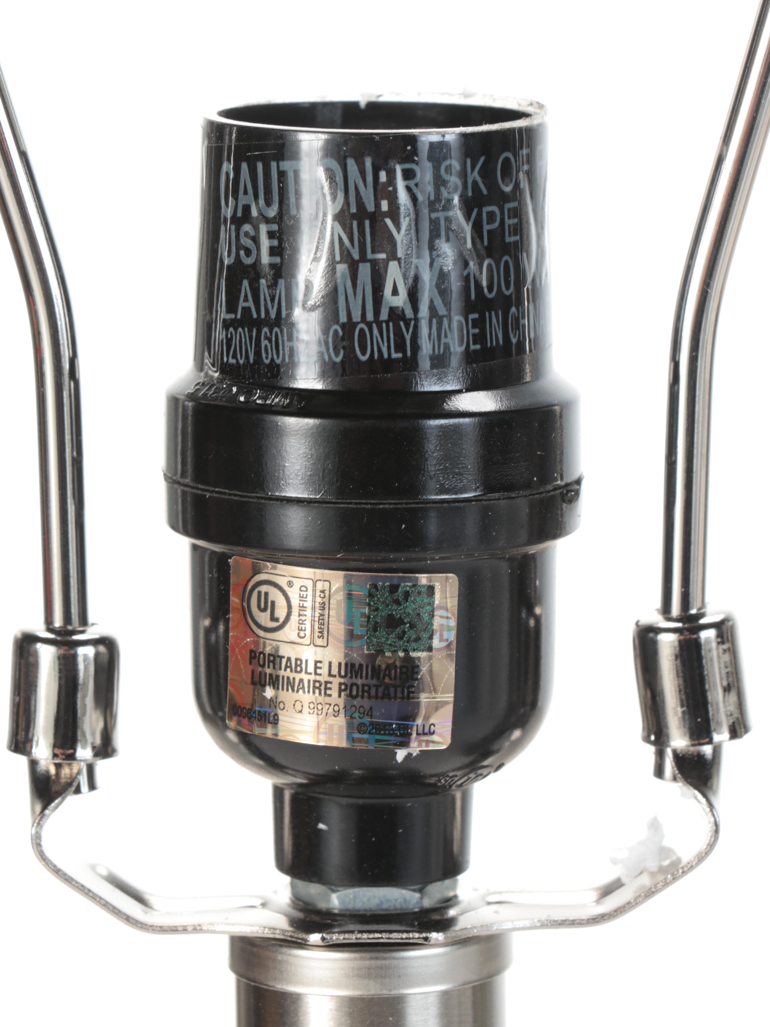 Décor Therapy "Jameson" Textured Ceramic Table Lamps EBTH