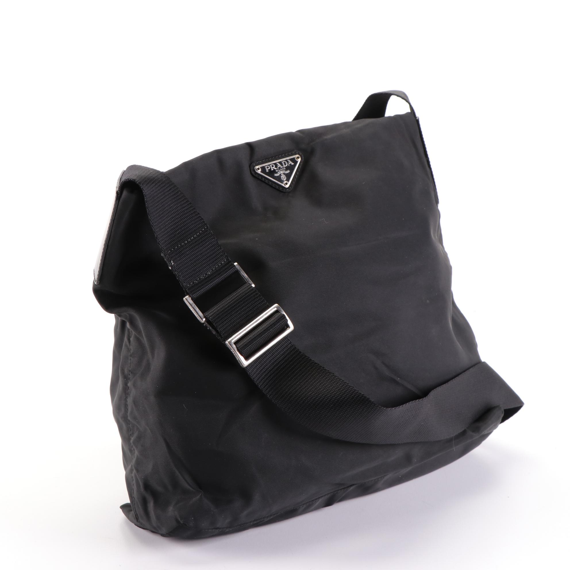 Prada Tessuto Nylon Shoulder Bag EBTH