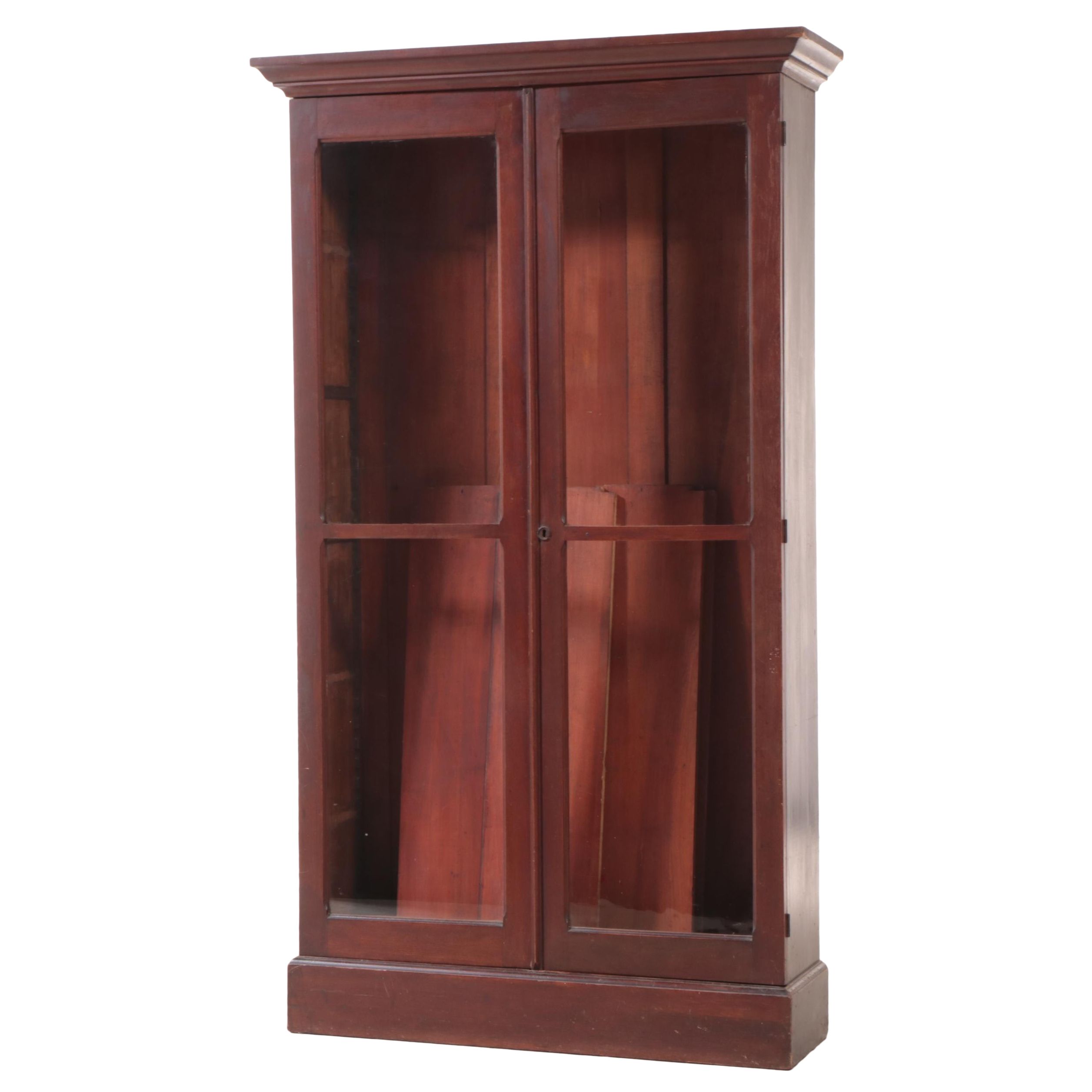 Victorian Walnut Bookcase Mid to Late 19th Century EBTH