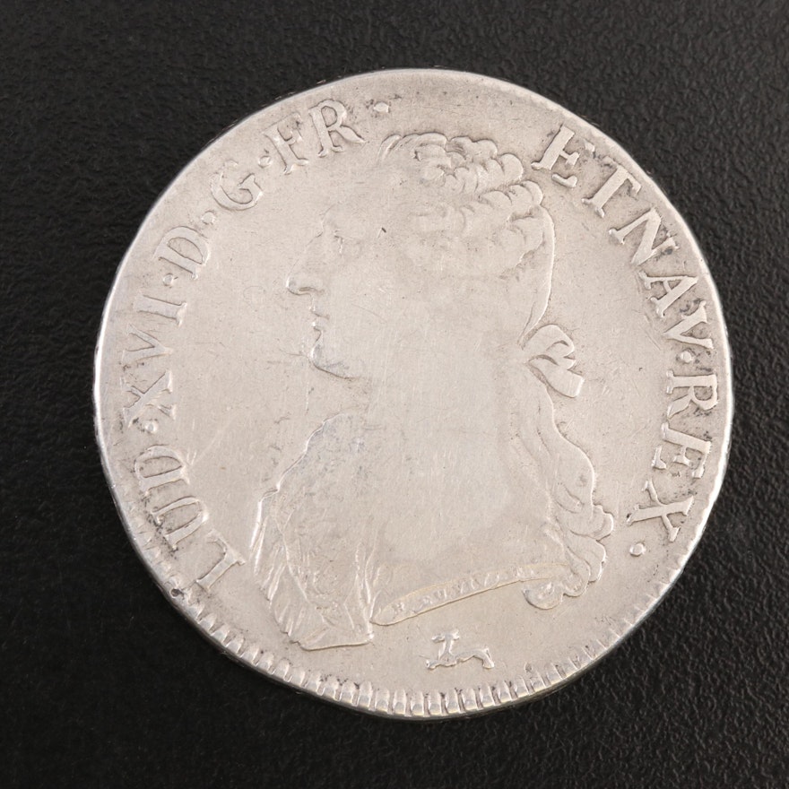 1787-R France 1 Ecu