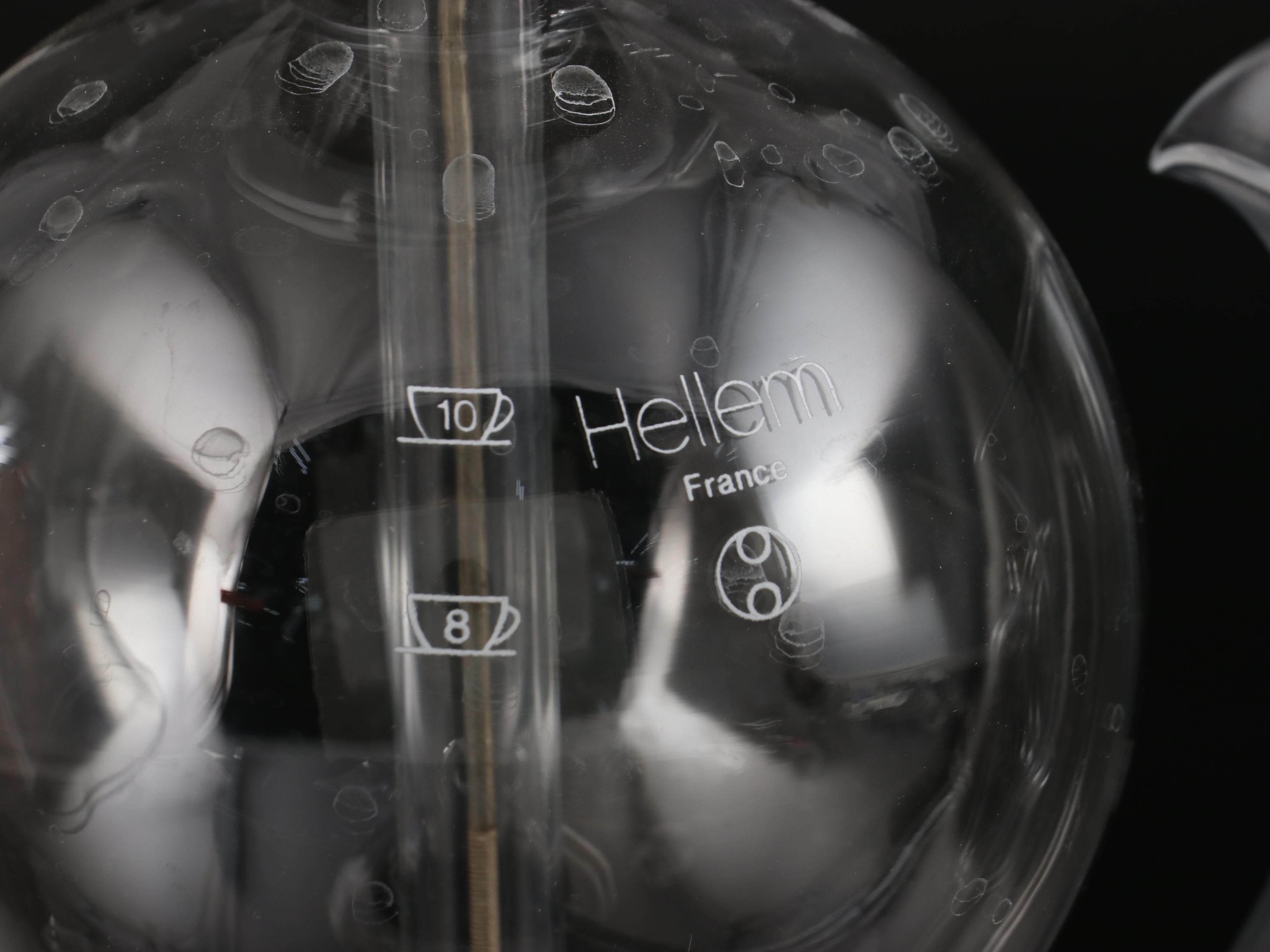 French Hellem Glass Vacuum Coffee Maker and Other Glass Kitchenware EBTH