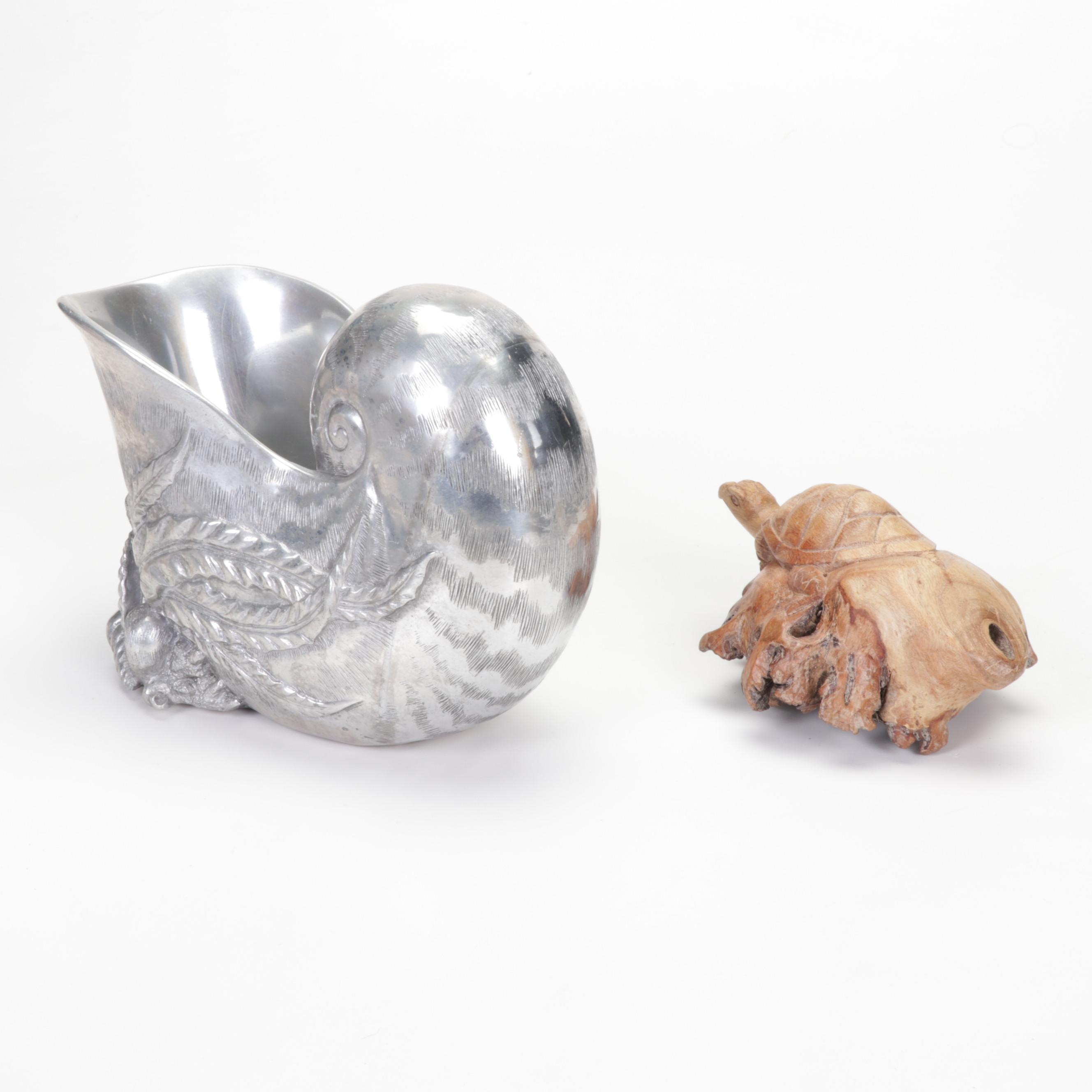 Octopus and Oceanic Serveware and Decor Featuring Nambe and Fitz and