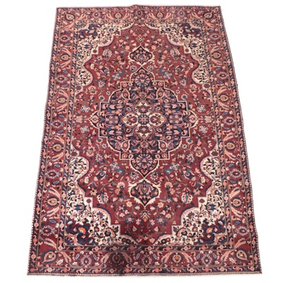 6'10 x 10'7 Hand-Knotted Persian Qazvin Area Rug