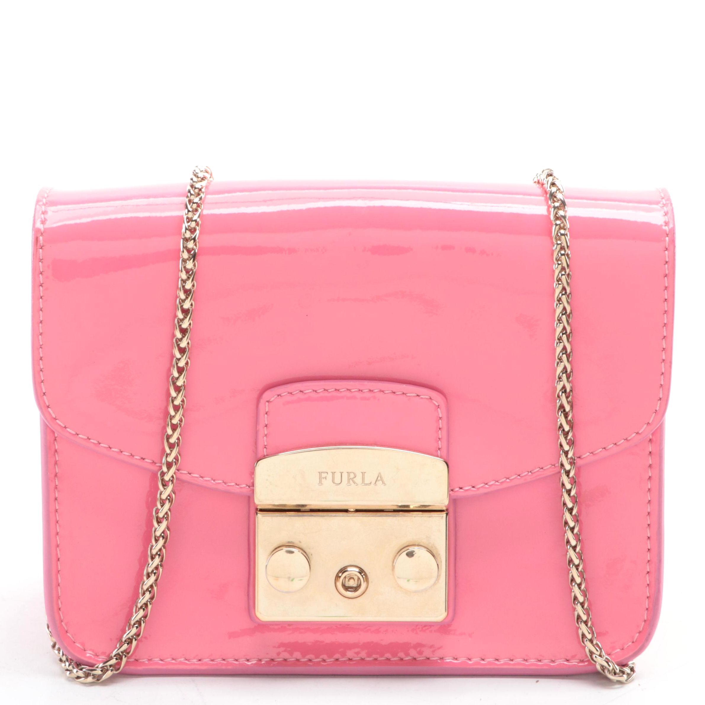 Furla Crossbody Bag in Patent Leather EBTH