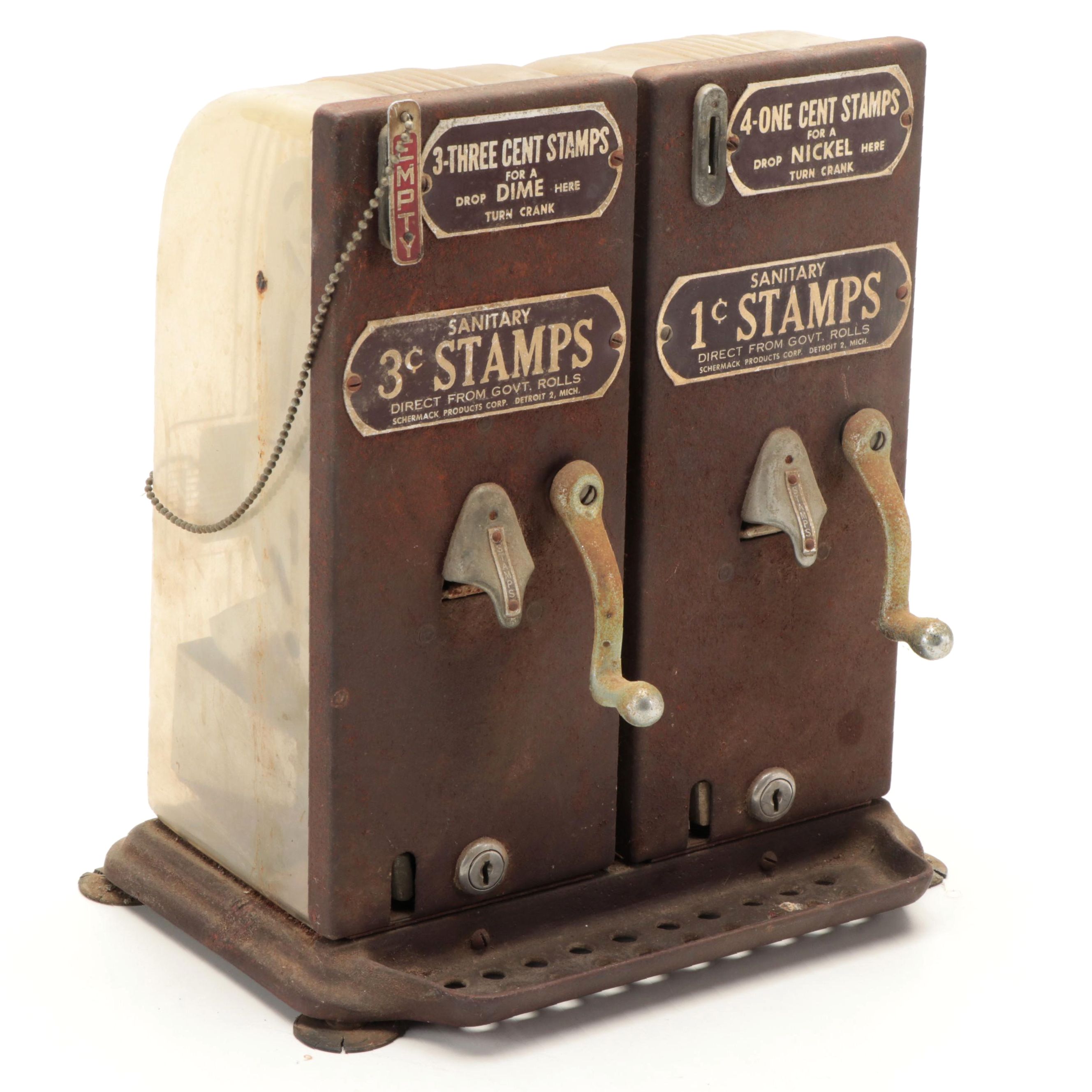 Schermack Sanitary Stamp Seller Machine, Early to Mid20th Century EBTH