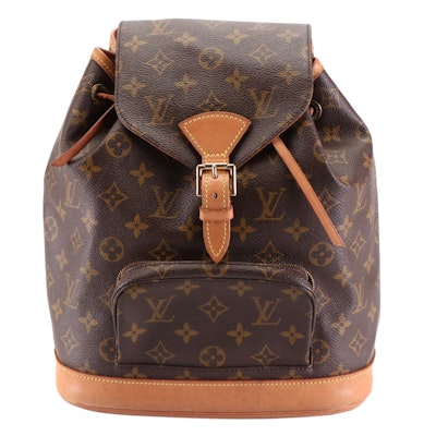 Louis Vuitton Charcoal Gray Taurillon Leather Arsene Backpack | EBTH