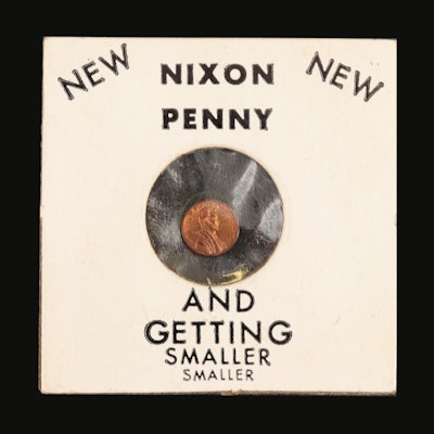 1964 New "Nixon Penny" Miniature Coin