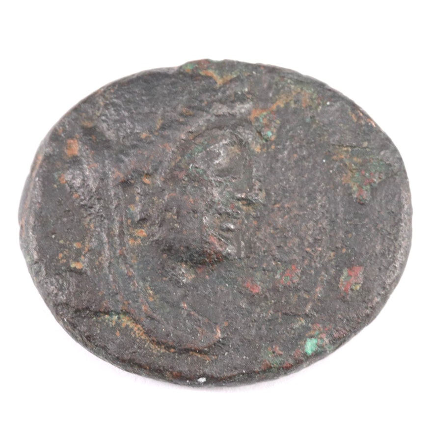 Ancient Phoenicia, Aradus AE22 Coin, ca. 94 BC