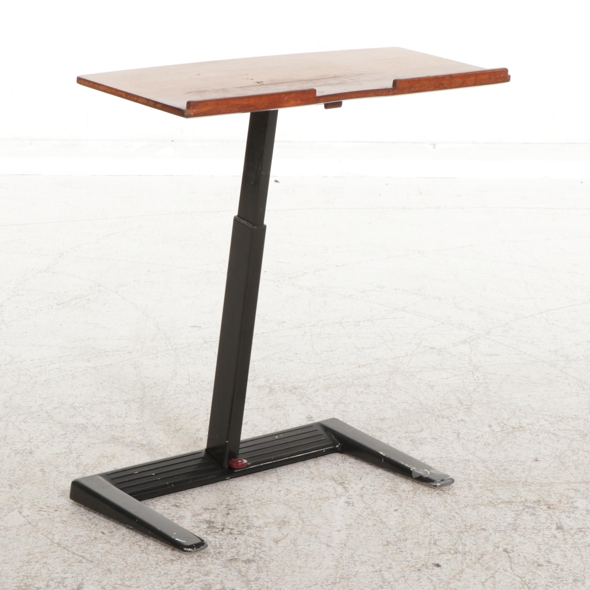 Levenger for Herman Miller Metal and Cherry Top "Scooter Stand" Laptop