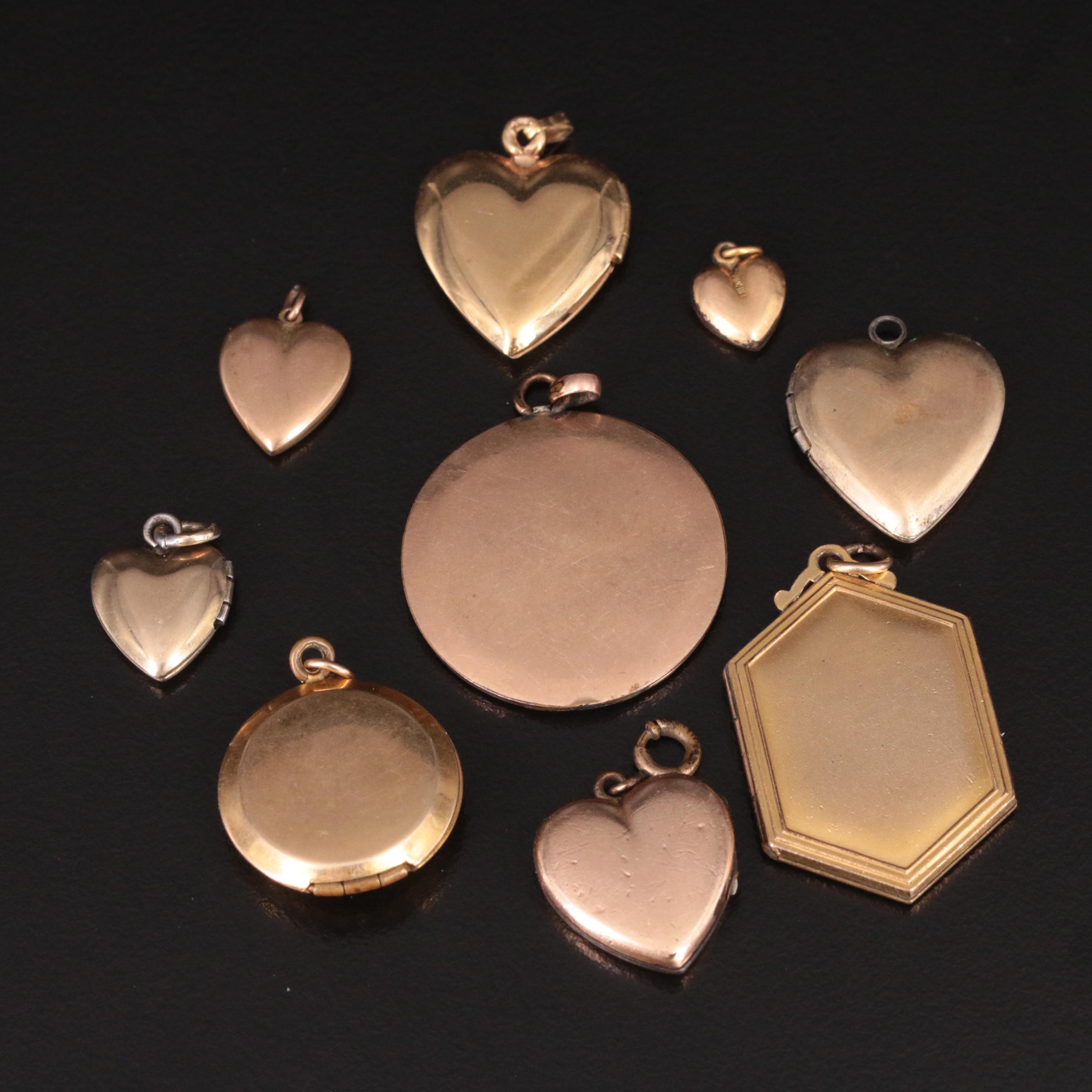 Vintage Sterling Locket and Pendant Selection EBTH